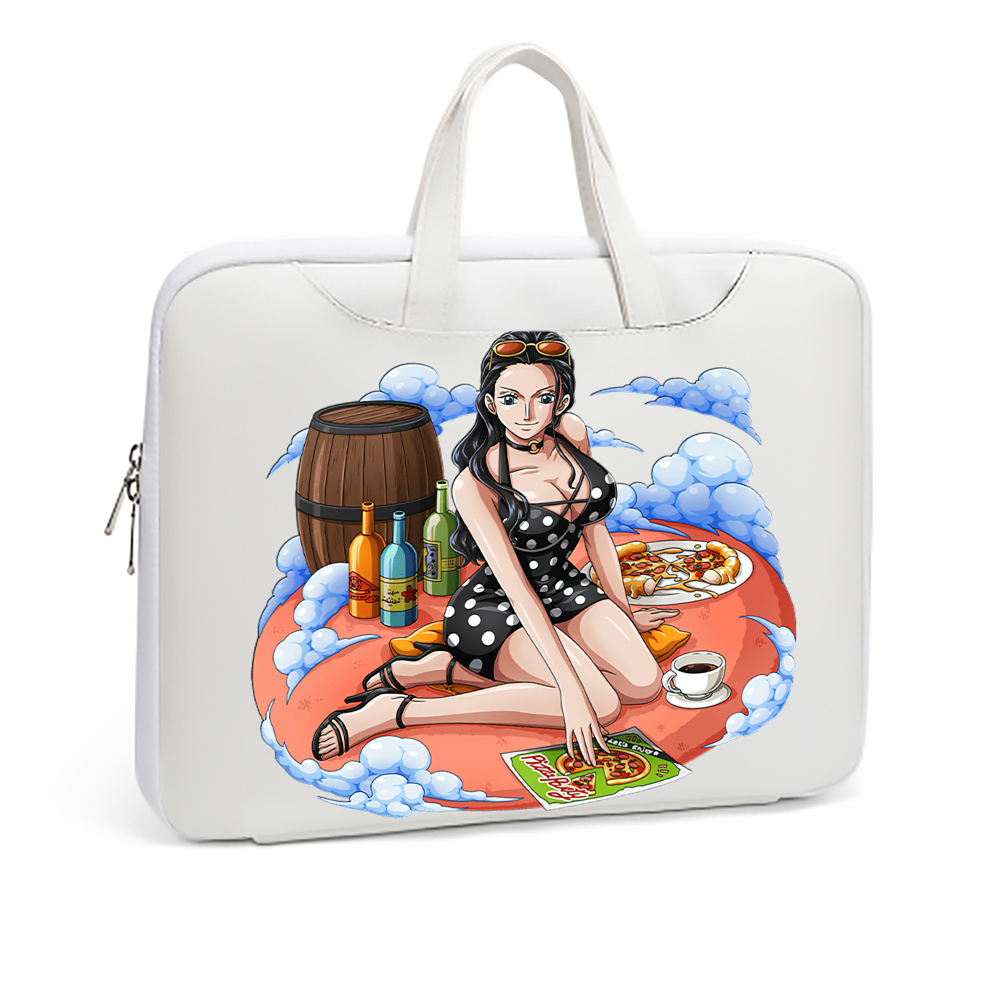 ワンピース ニコ・ロビン ONE PIECE Nico Robin レザーラップトップバッグ　ノートパソコンケース