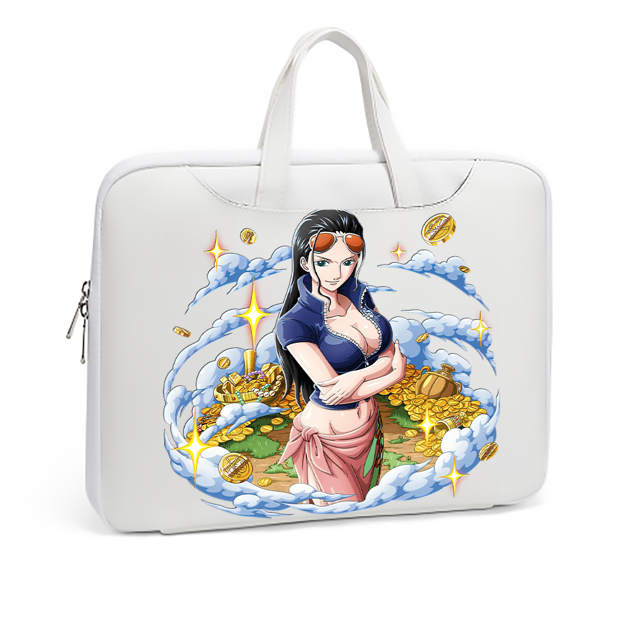 ワンピース ニコ・ロビン ONE PIECE Nico Robin レザーラップトップバッグ　ノートパソコンケース