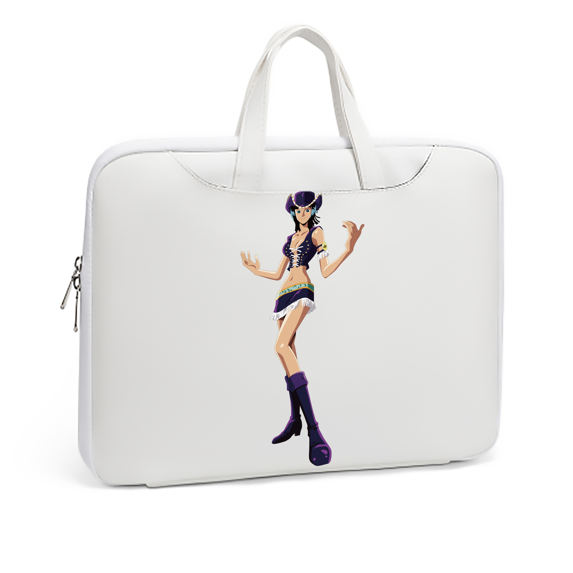 ワンピース ニコ・ロビン ONE PIECE Nico Robin レザーラップトップバッグ　ノートパソコンケース