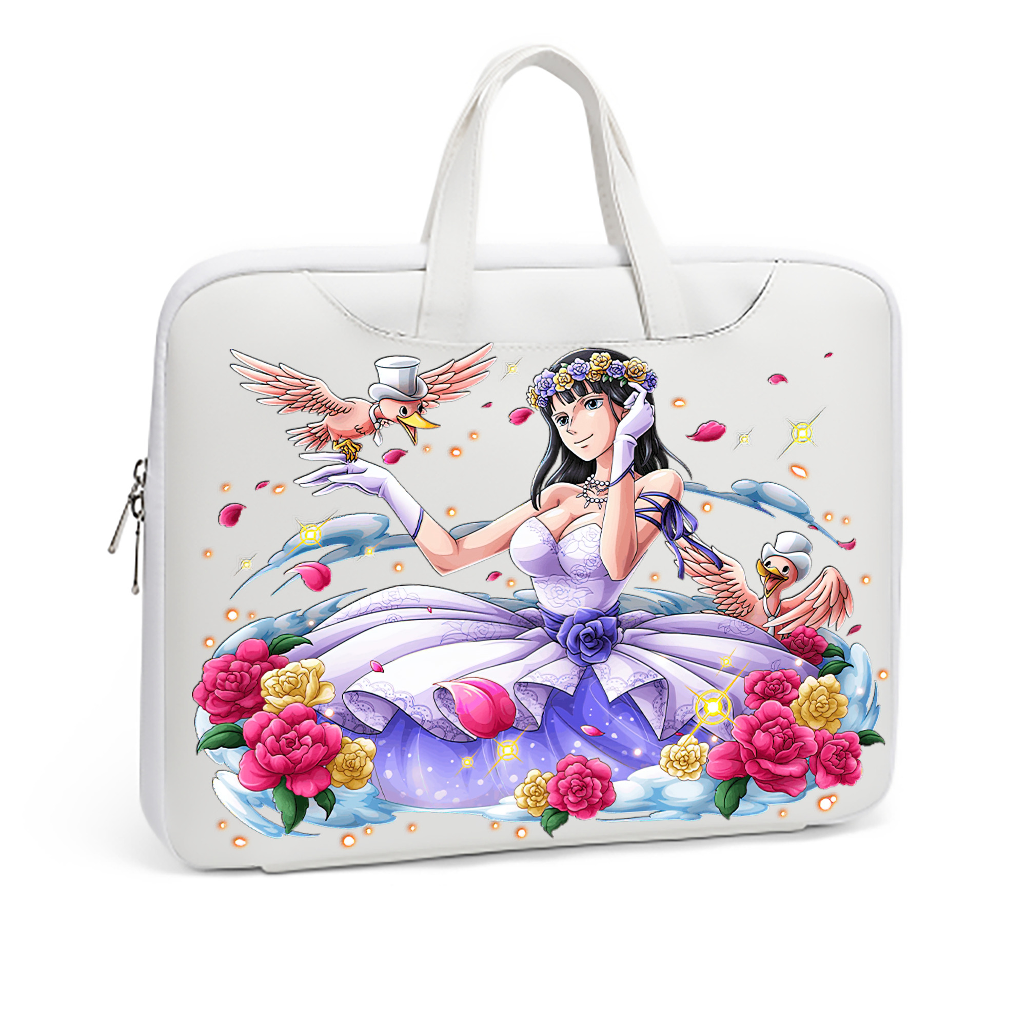 ワンピース ニコ・ロビン ONE PIECE Nico Robin レザーラップトップバッグ　ノートパソコンケース