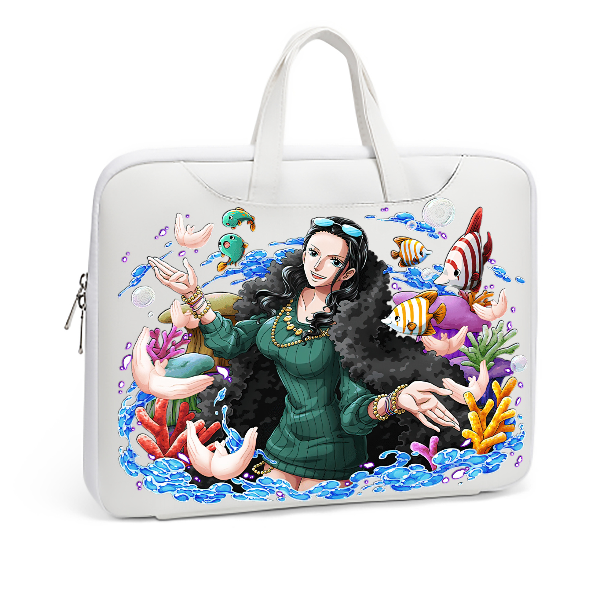 ワンピース ニコ・ロビン ONE PIECE Nico Robin レザーラップトップバッグ　ノートパソコンケース