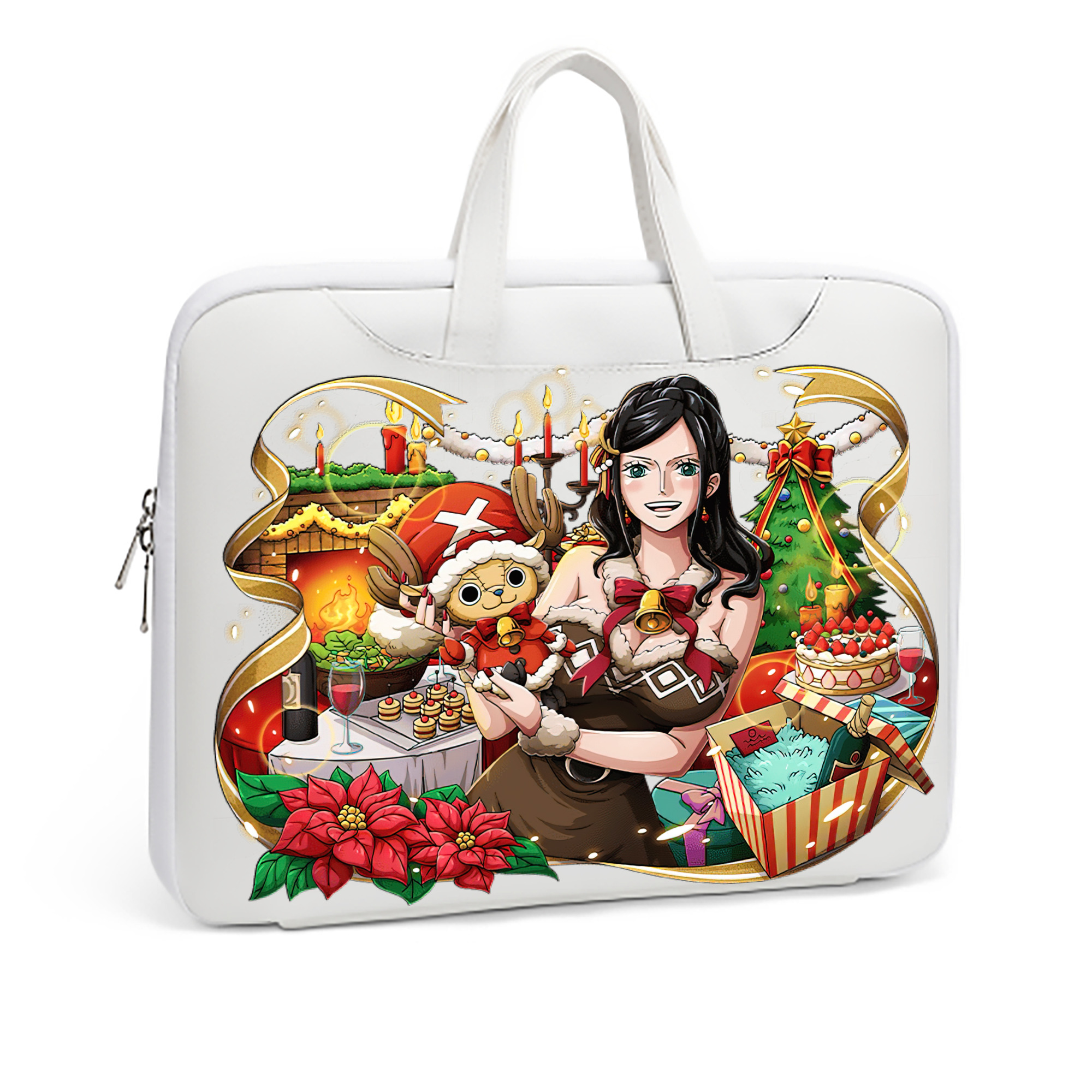 ワンピース ニコ・ロビン ONE PIECE Nico Robin レザーラップトップバッグ　ノートパソコンケース