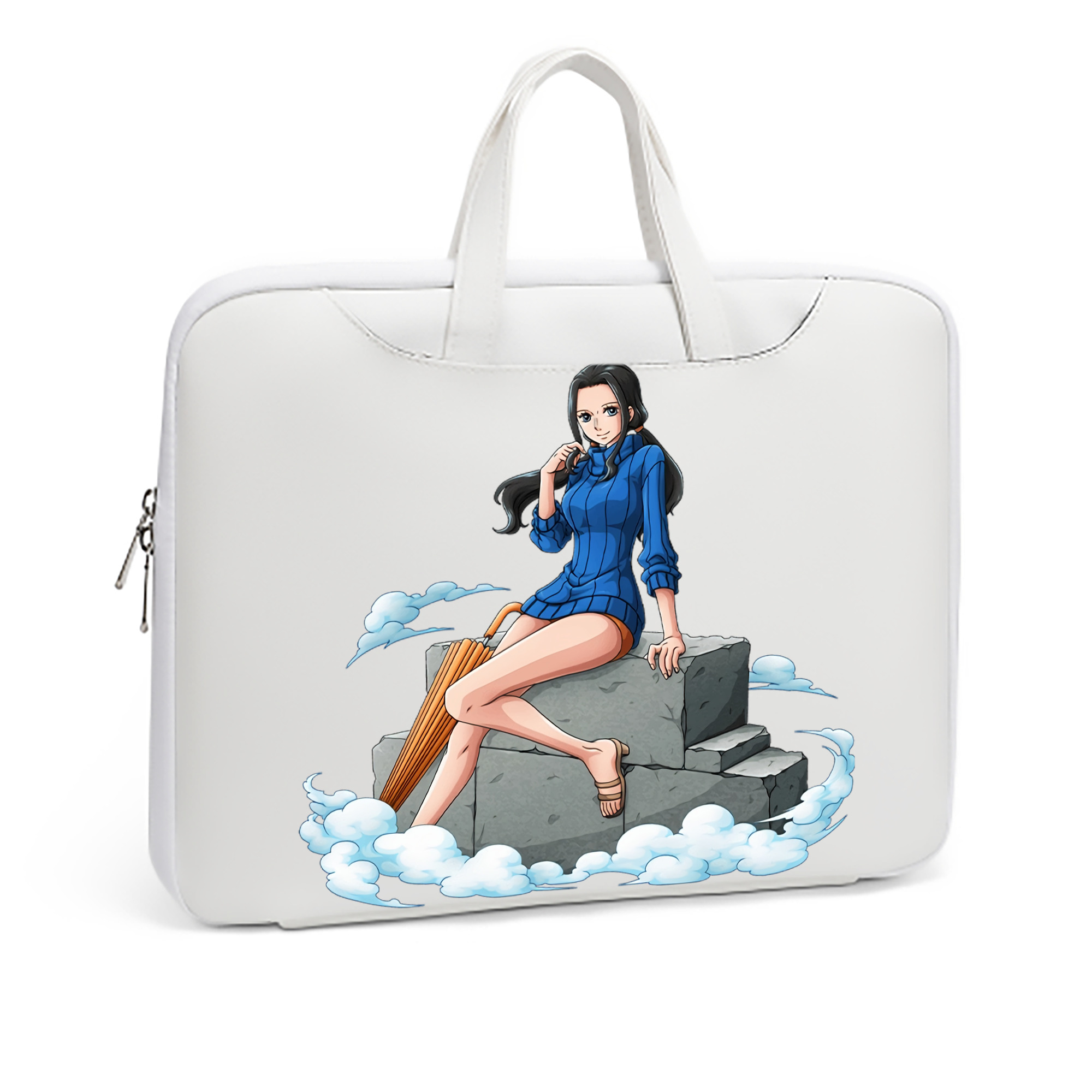 ワンピース ニコ・ロビン ONE PIECE Nico Robin レザーラップトップバッグ　ノートパソコンケース