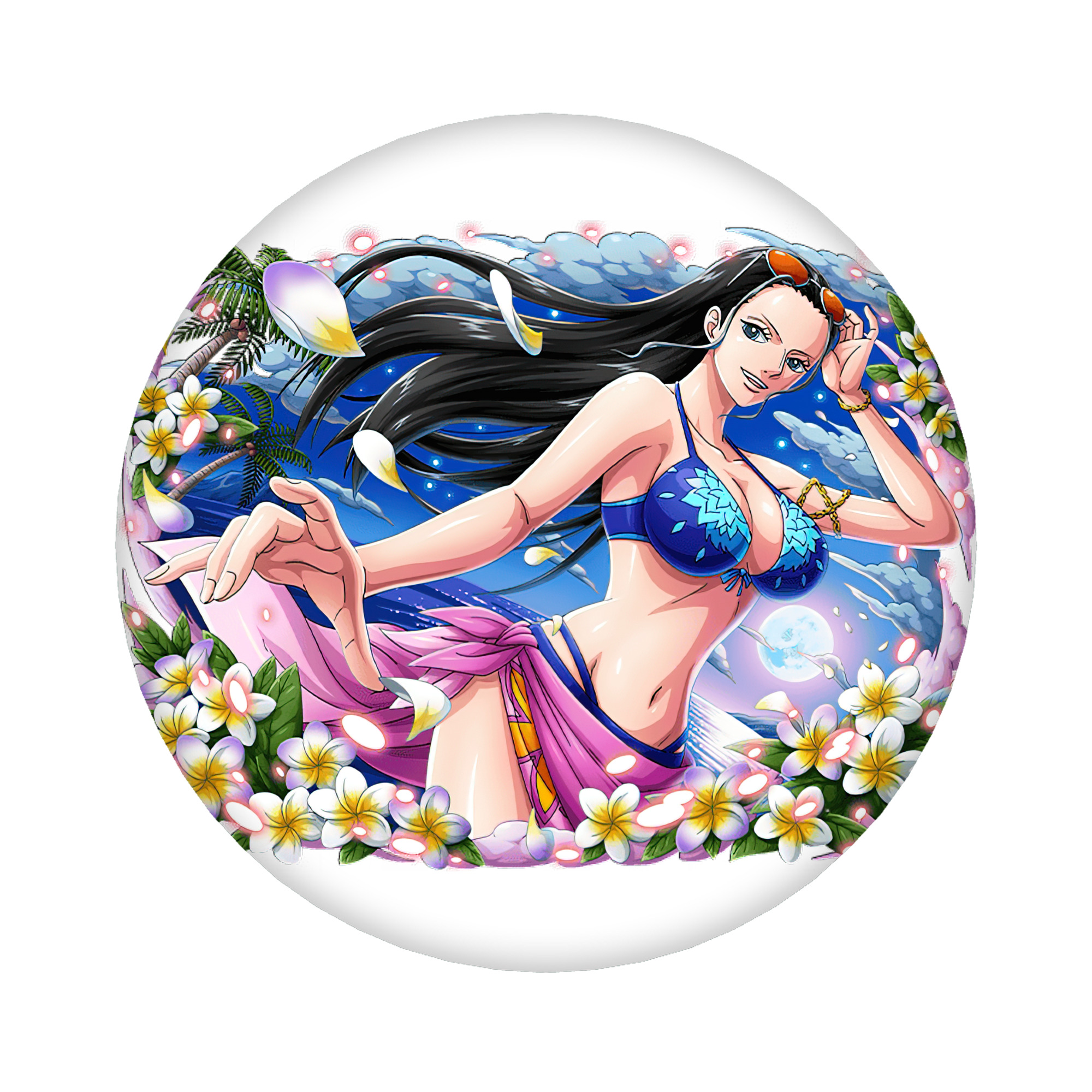 （画像用） ワンピース ニコ・ロビン ONE PIECE Nico Robin 6cm 缶バッジ 複数セット