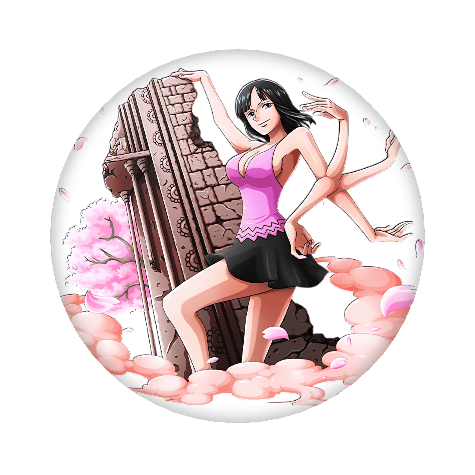 （画像用） ワンピース ニコ・ロビン ONE PIECE Nico Robin 6cm 缶バッジ 複数セット