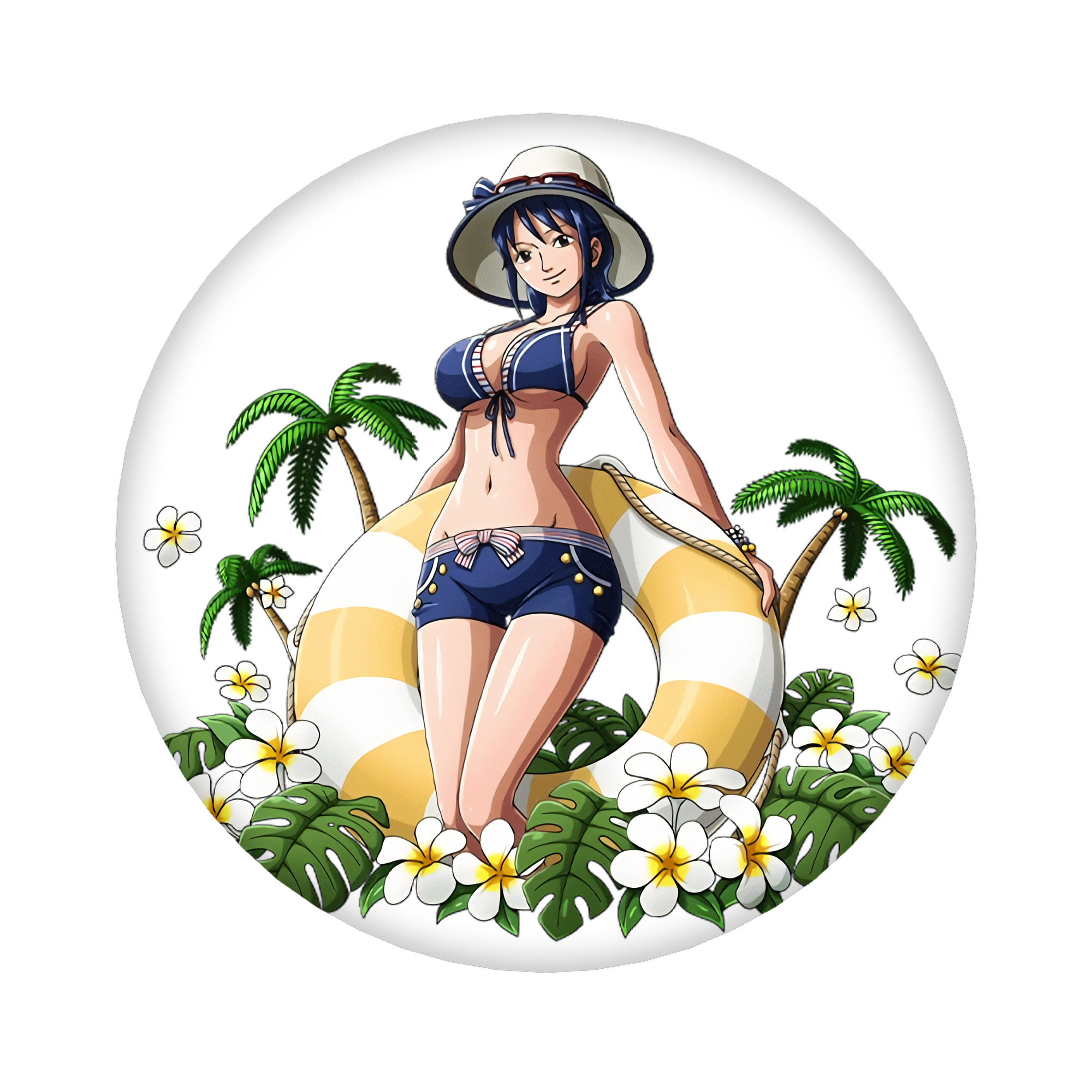 （画像用） ワンピース ニコ・ロビン ONE PIECE Nico Robin 6cm 缶バッジ 複数セット