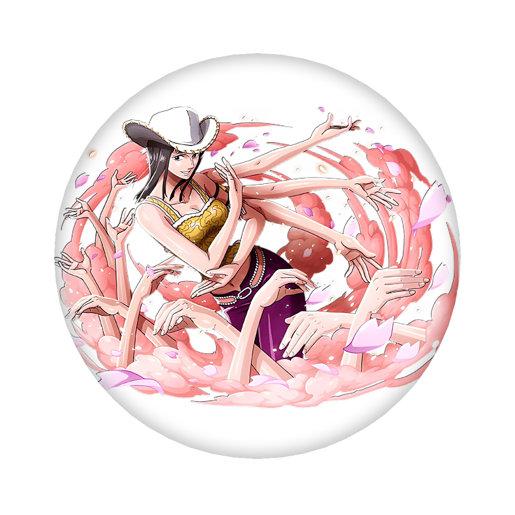 （画像用） ワンピース ニコ・ロビン ONE PIECE Nico Robin 6cm 缶バッジ 複数セット