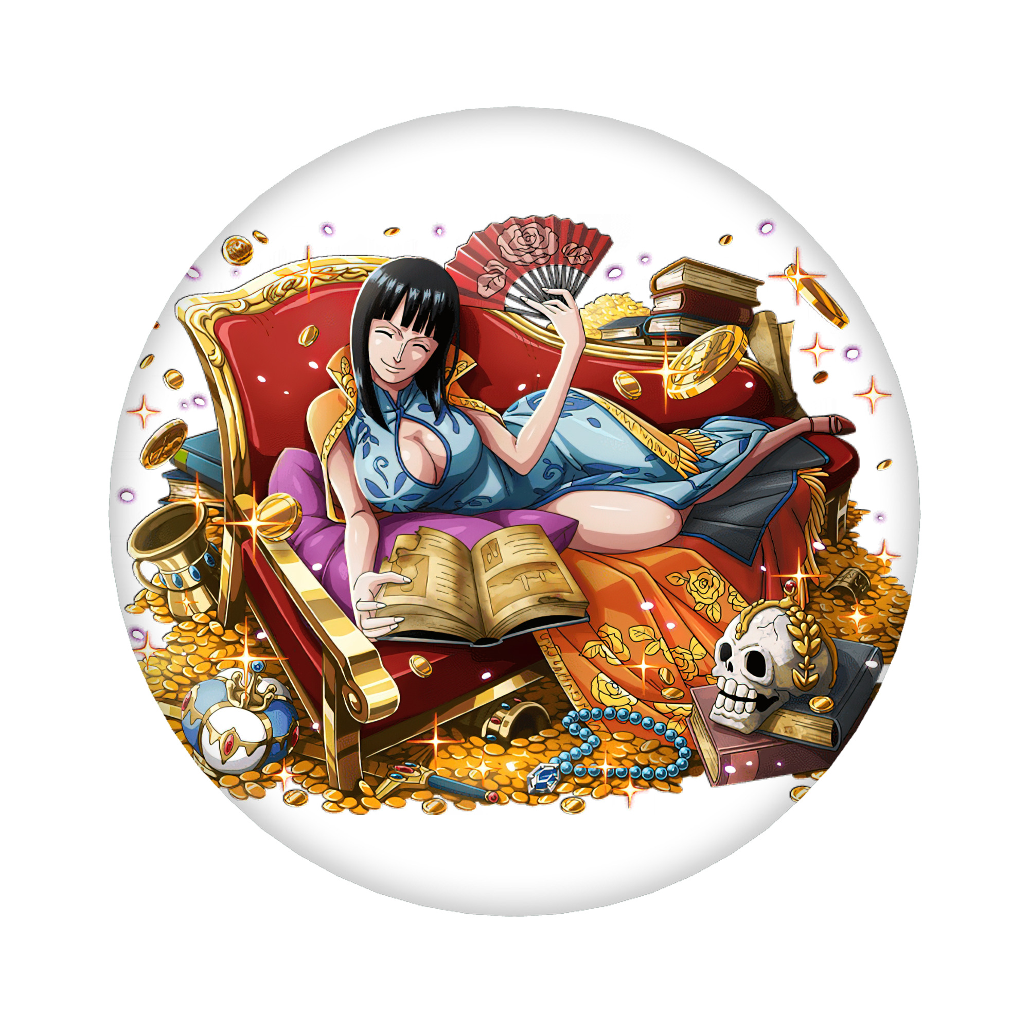 （画像用） ワンピース ニコ・ロビン ONE PIECE Nico Robin 6cm 缶バッジ 複数セット
