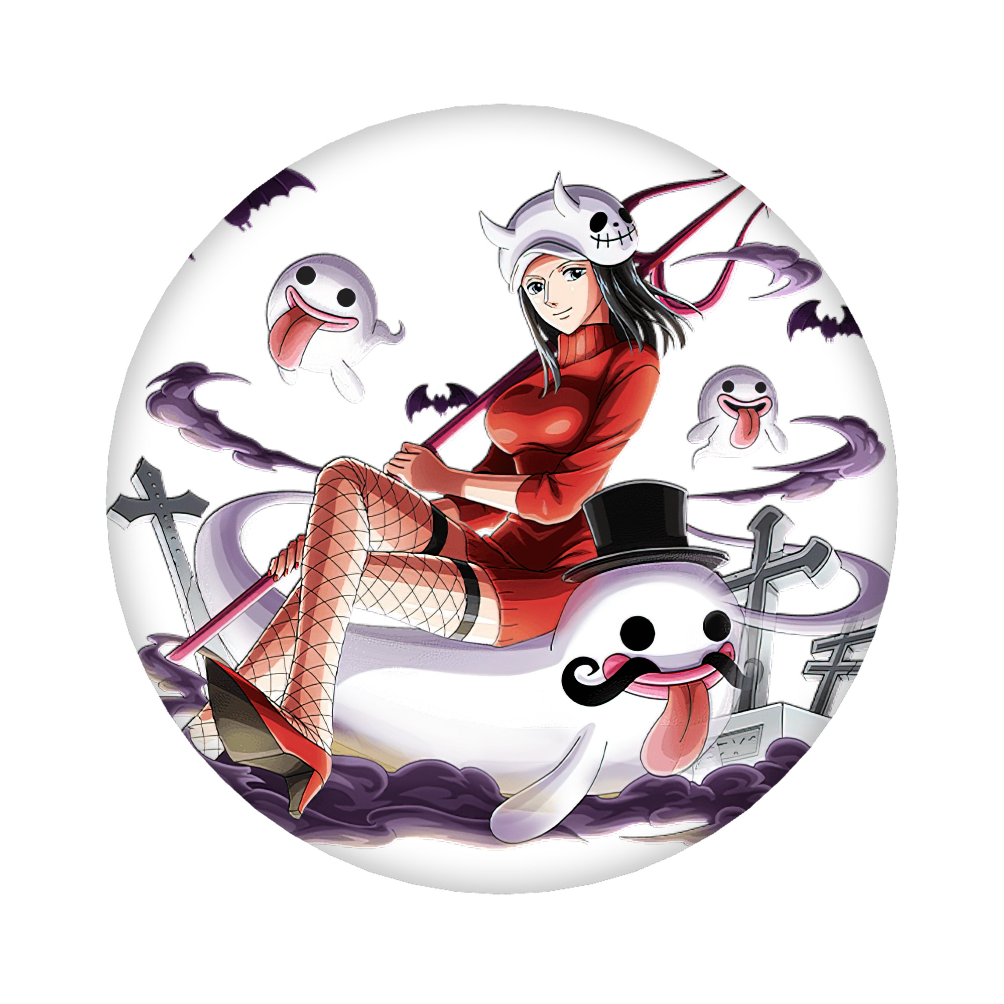 （画像用） ワンピース ニコ・ロビン ONE PIECE Nico Robin 6cm 缶バッジ 複数セット