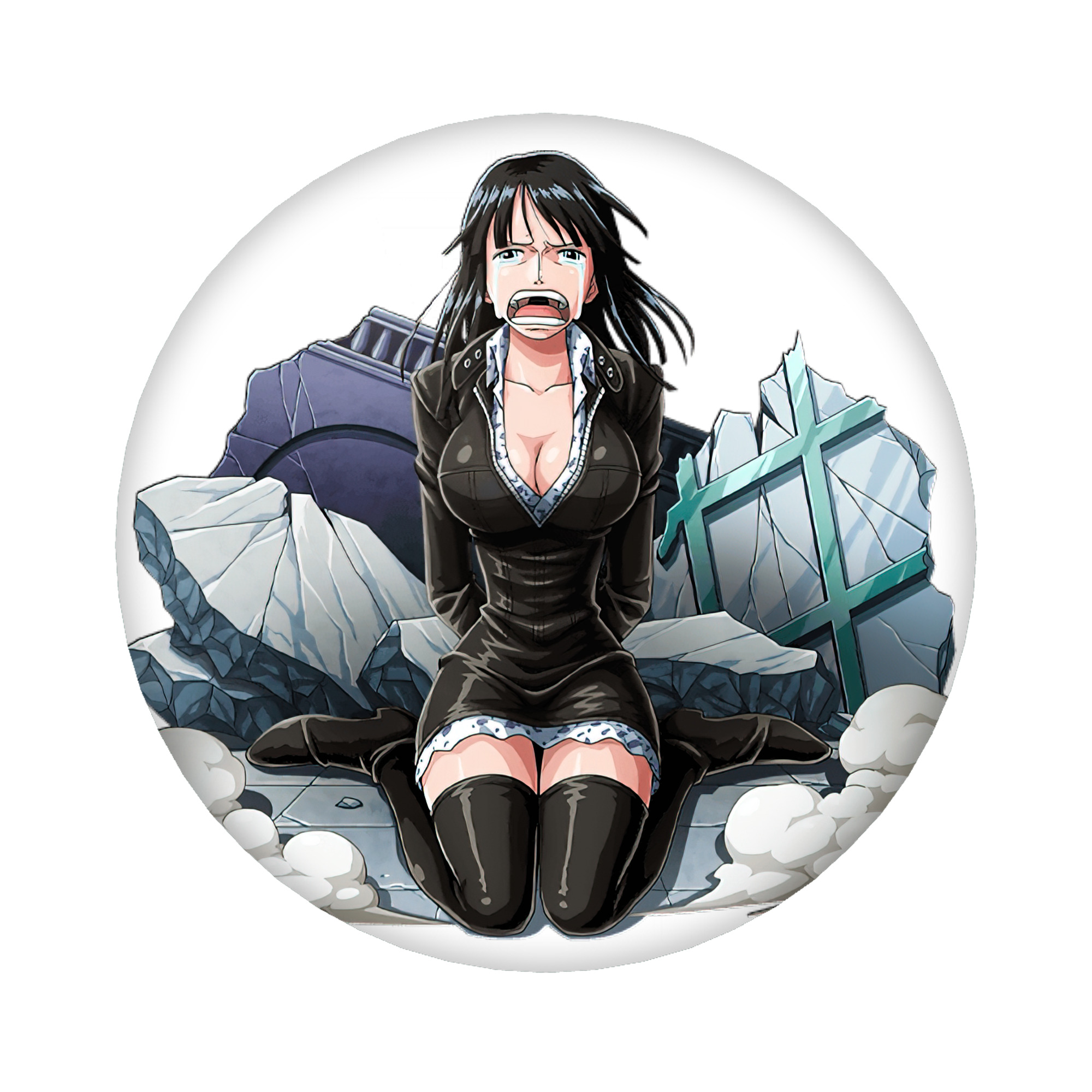 （画像用） ワンピース ニコ・ロビン ONE PIECE Nico Robin 6cm 缶バッジ 複数セット