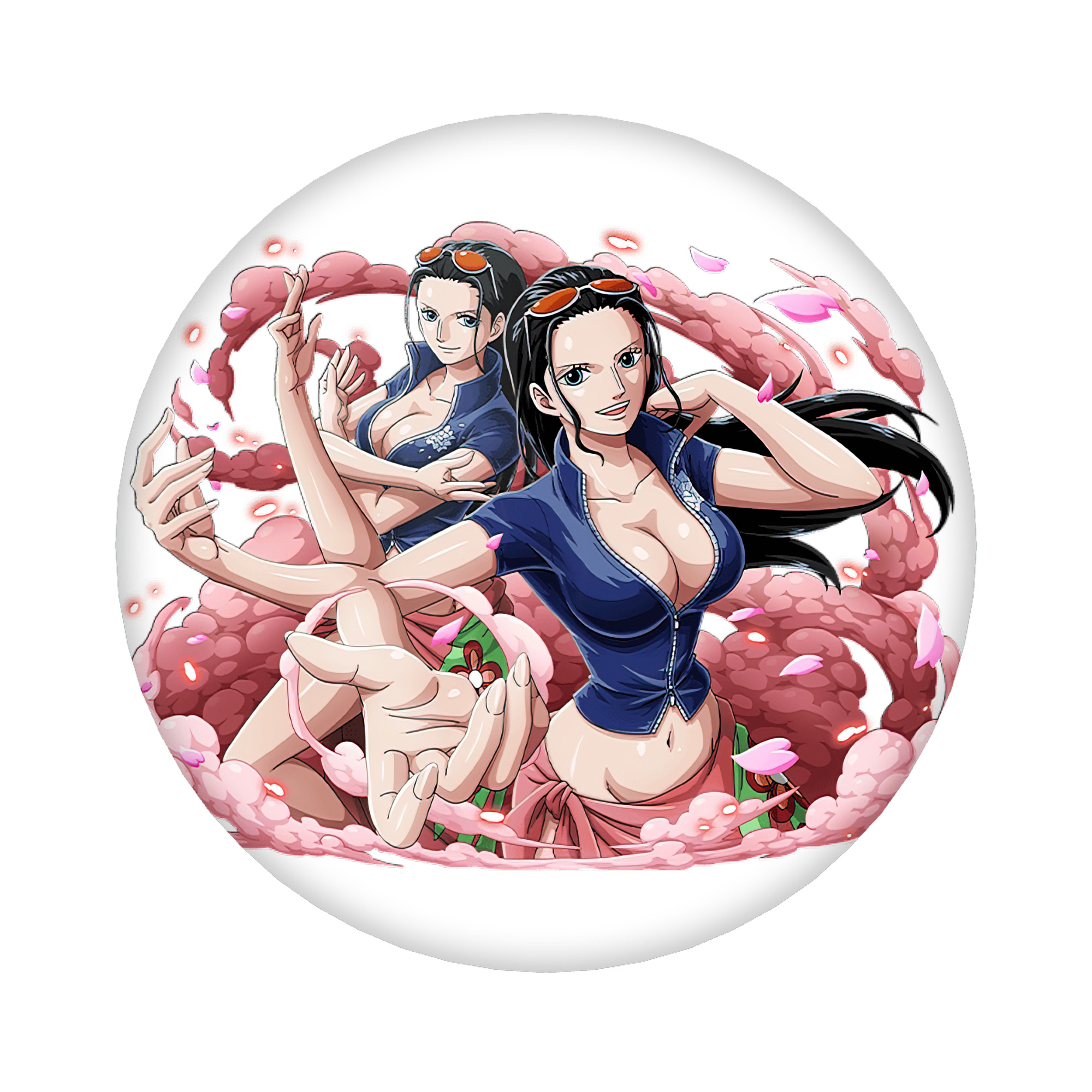 （画像用） ワンピース ニコ・ロビン ONE PIECE Nico Robin 6cm 缶バッジ 複数セット