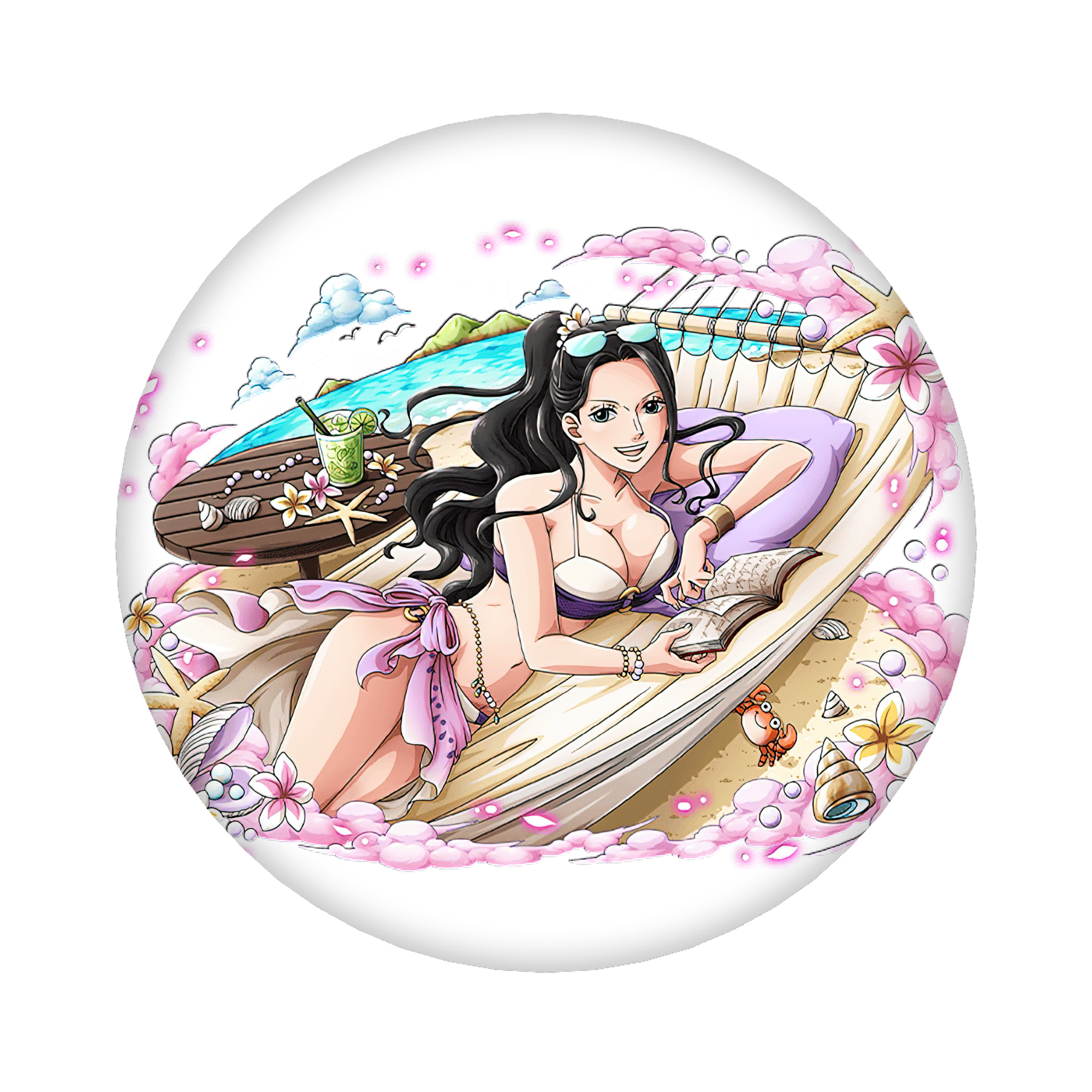 （画像用） ワンピース ニコ・ロビン ONE PIECE Nico Robin 6cm 缶バッジ 複数セット