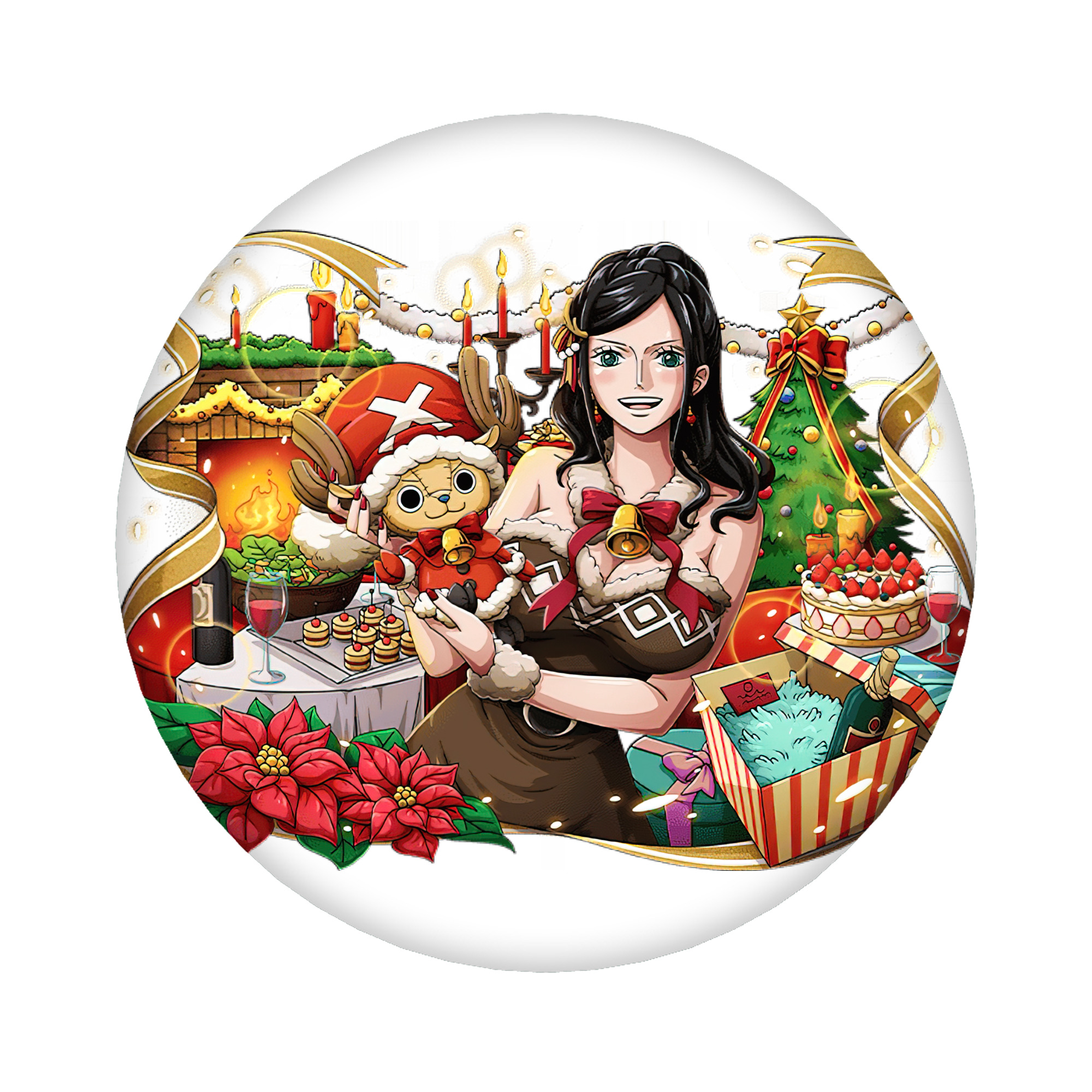（画像用） ワンピース ニコ・ロビン ONE PIECE Nico Robin 6cm 缶バッジ 複数セット