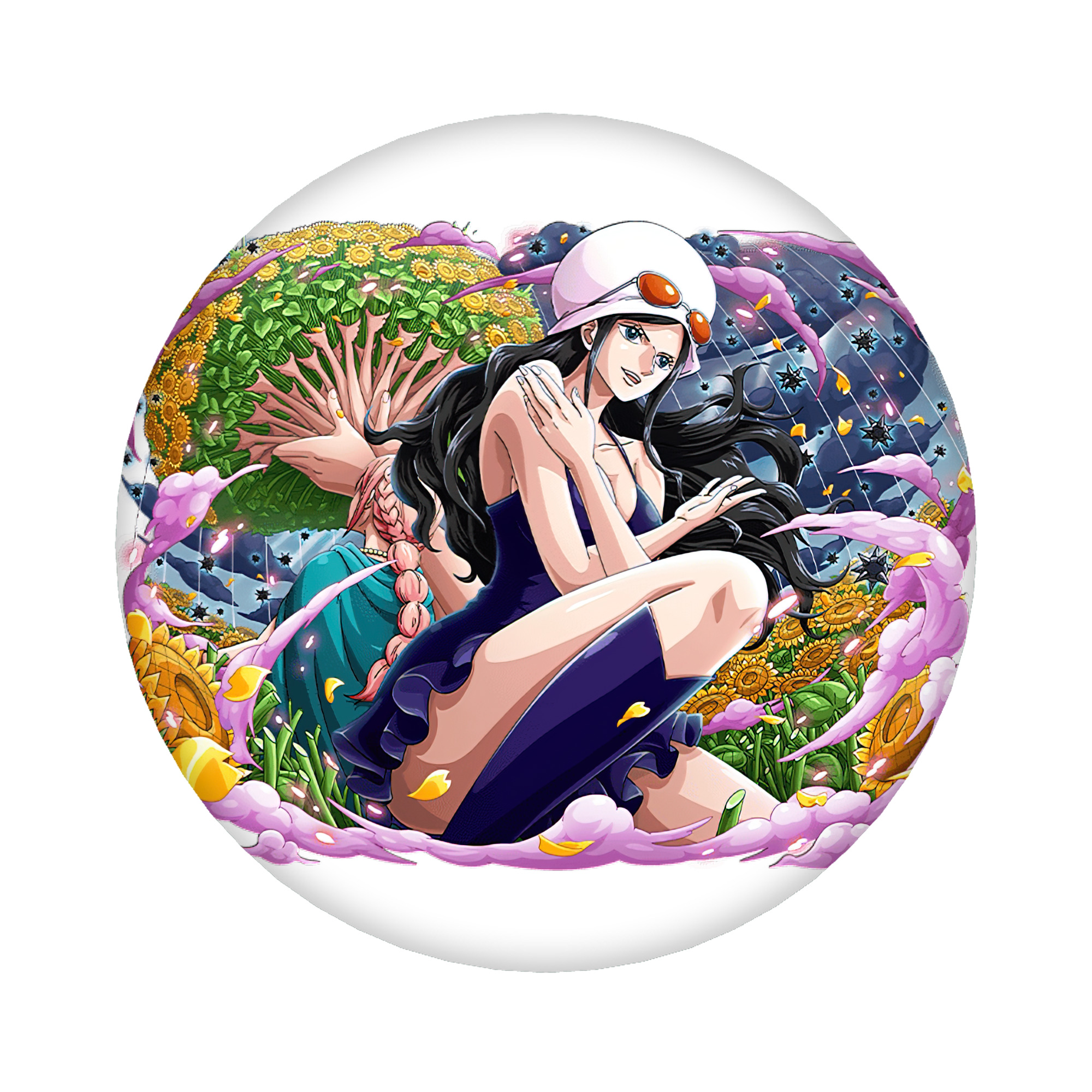 （画像用） ワンピース ニコ・ロビン ONE PIECE Nico Robin 6cm 缶バッジ 複数セット