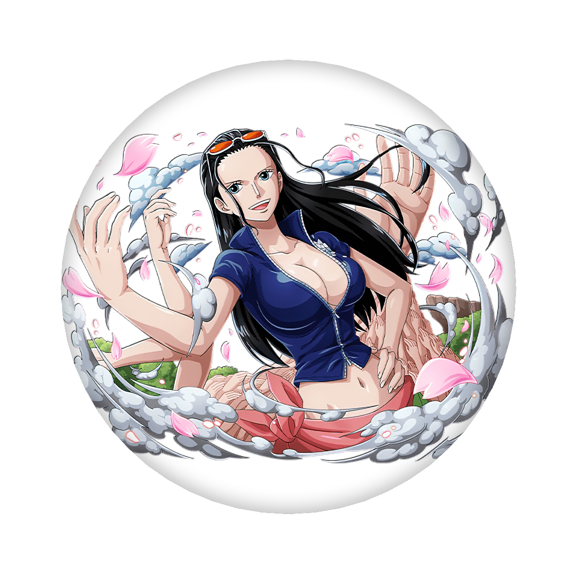 （画像用） ワンピース ニコ・ロビン ONE PIECE Nico Robin 6cm 缶バッジ 複数セット