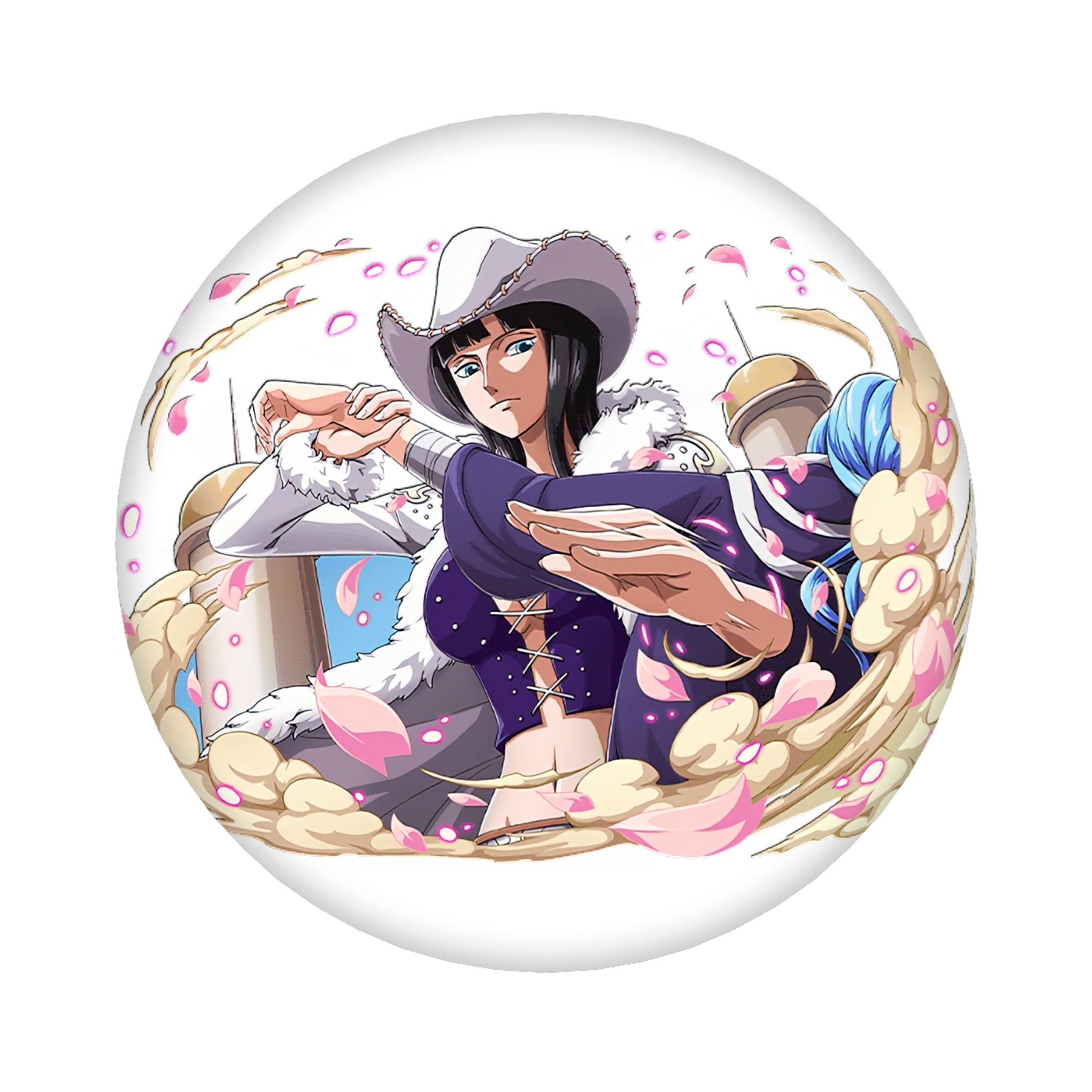 （画像用） ワンピース ニコ・ロビン ONE PIECE Nico Robin 6cm 缶バッジ 複数セット