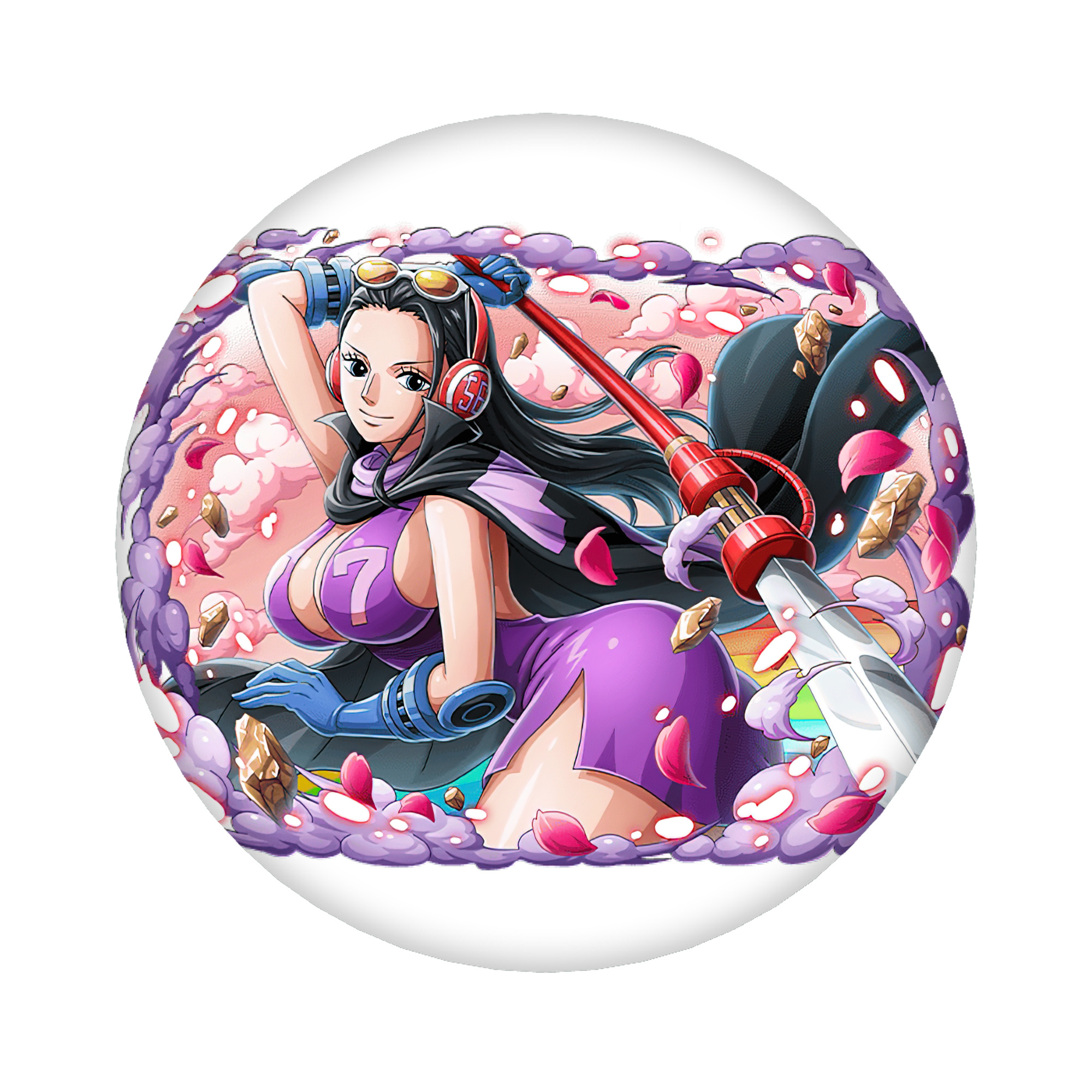 （画像用） ワンピース ニコ・ロビン ONE PIECE Nico Robin 6cm 缶バッジ 複数セット