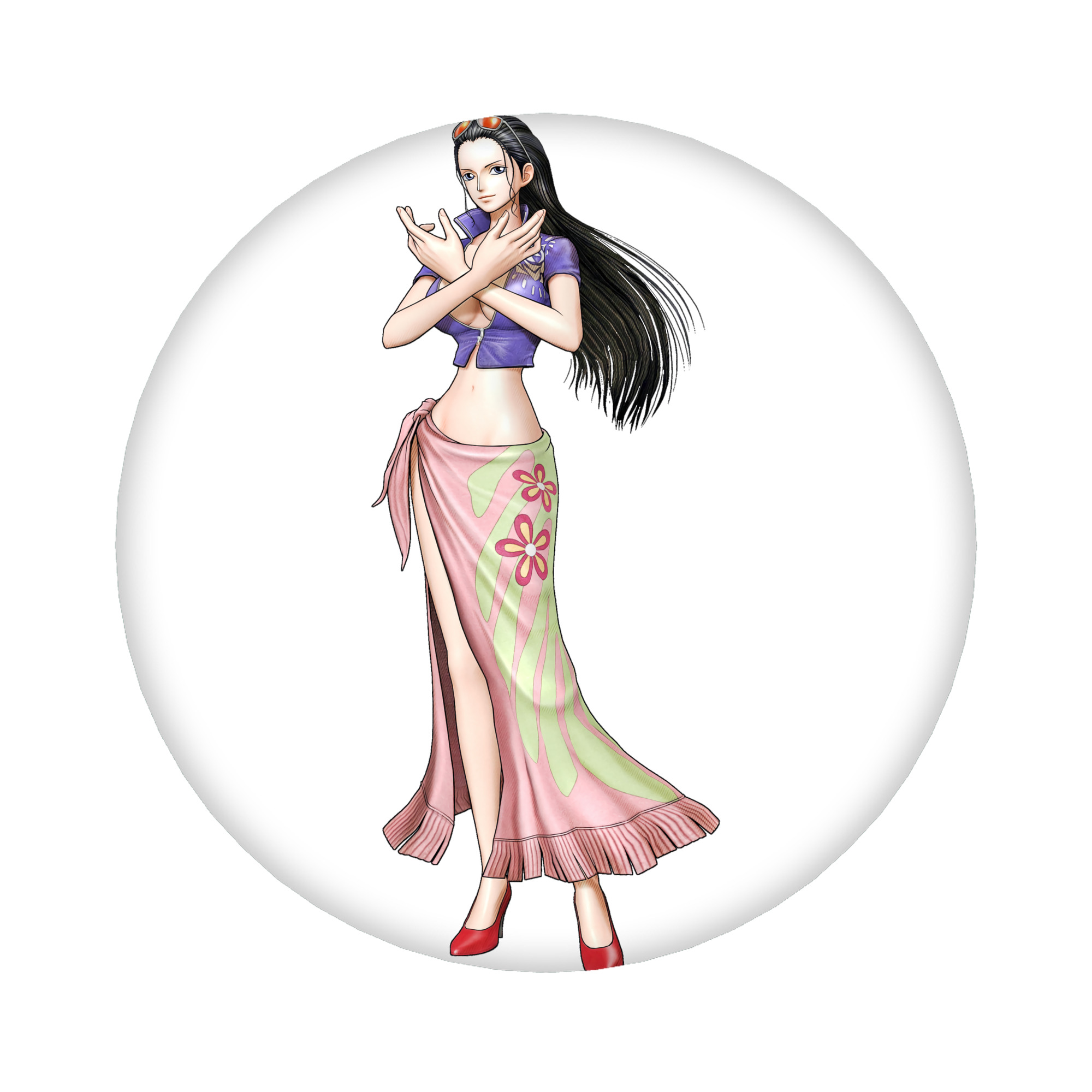 （画像用） ワンピース ニコ・ロビン ONE PIECE Nico Robin 6cm 缶バッジ 複数セット