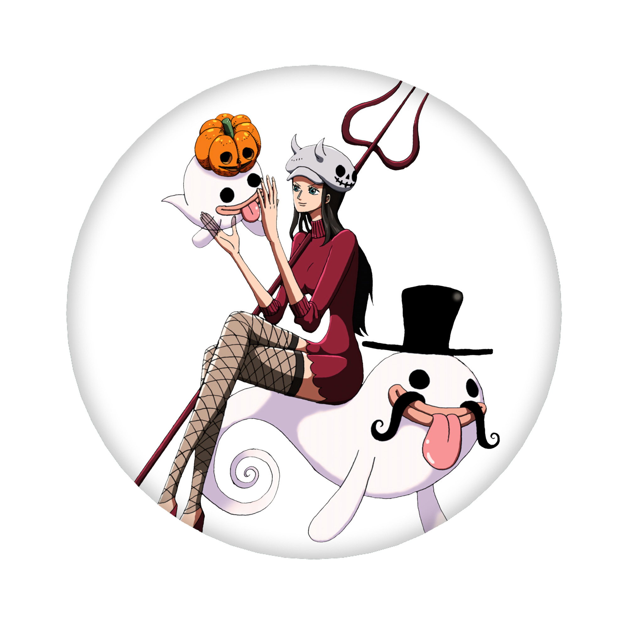 （画像用） ワンピース ニコ・ロビン ONE PIECE Nico Robin 6cm 缶バッジ 複数セット