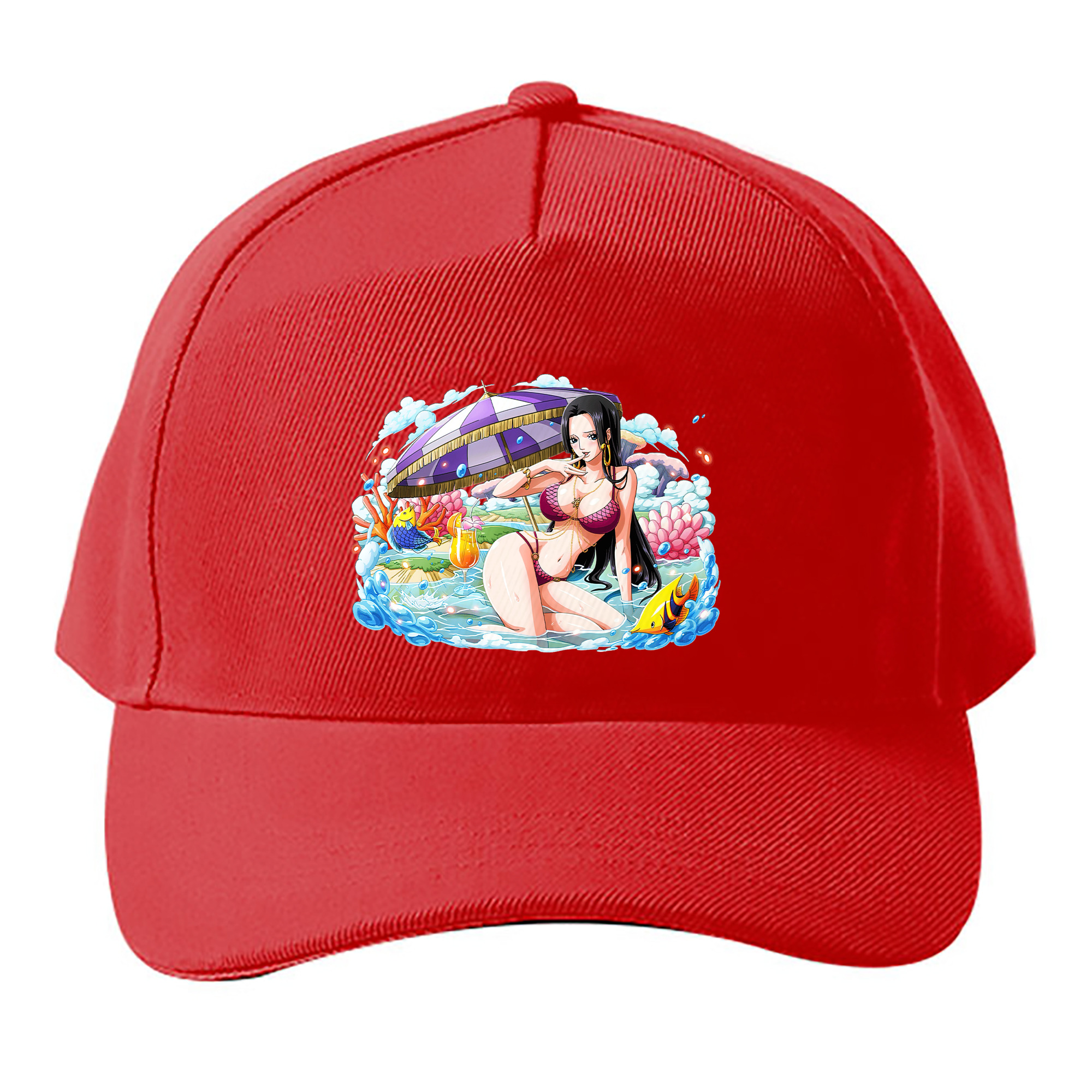 （画像用） ワンピース ボア・ハンコック ONE PIECE Boa·Hancock ベースボールキャップ 綿100％ 男女兼用 帽子 スポーツ