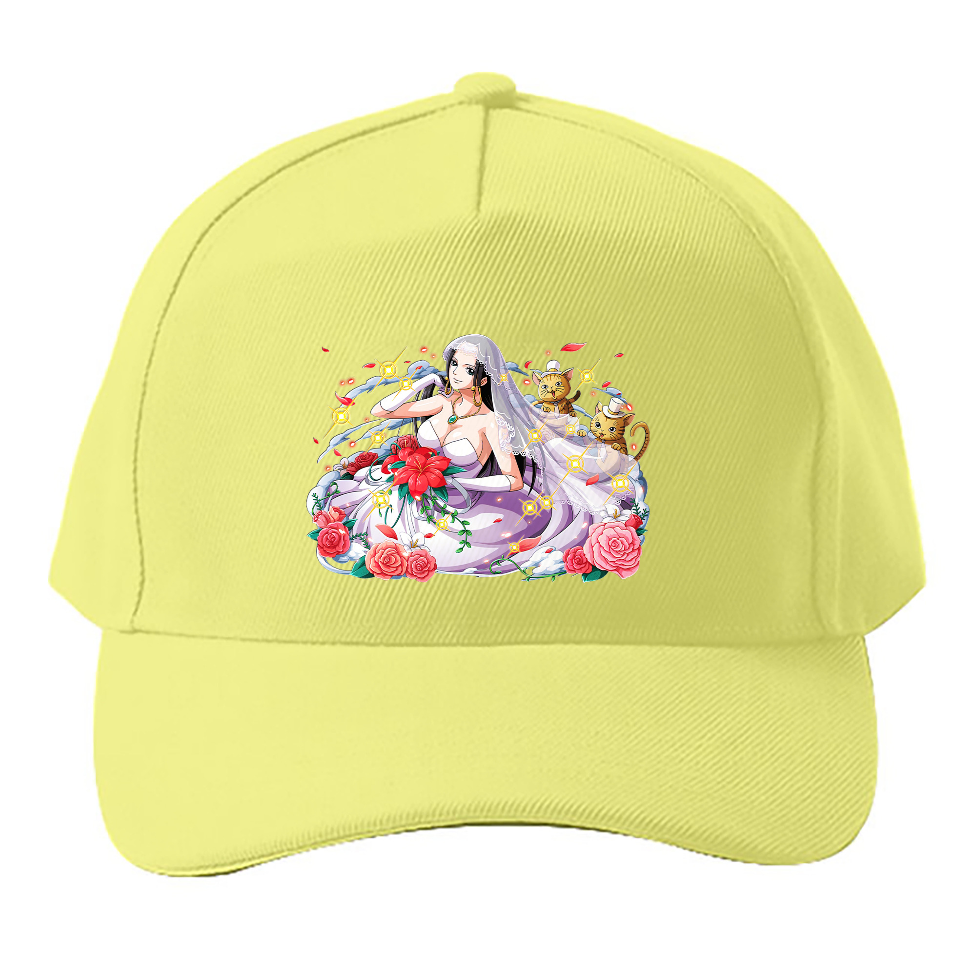 （画像用） ワンピース ボア・ハンコック ONE PIECE Boa·Hancock ベースボールキャップ 綿100％ 男女兼用 帽子 スポーツ