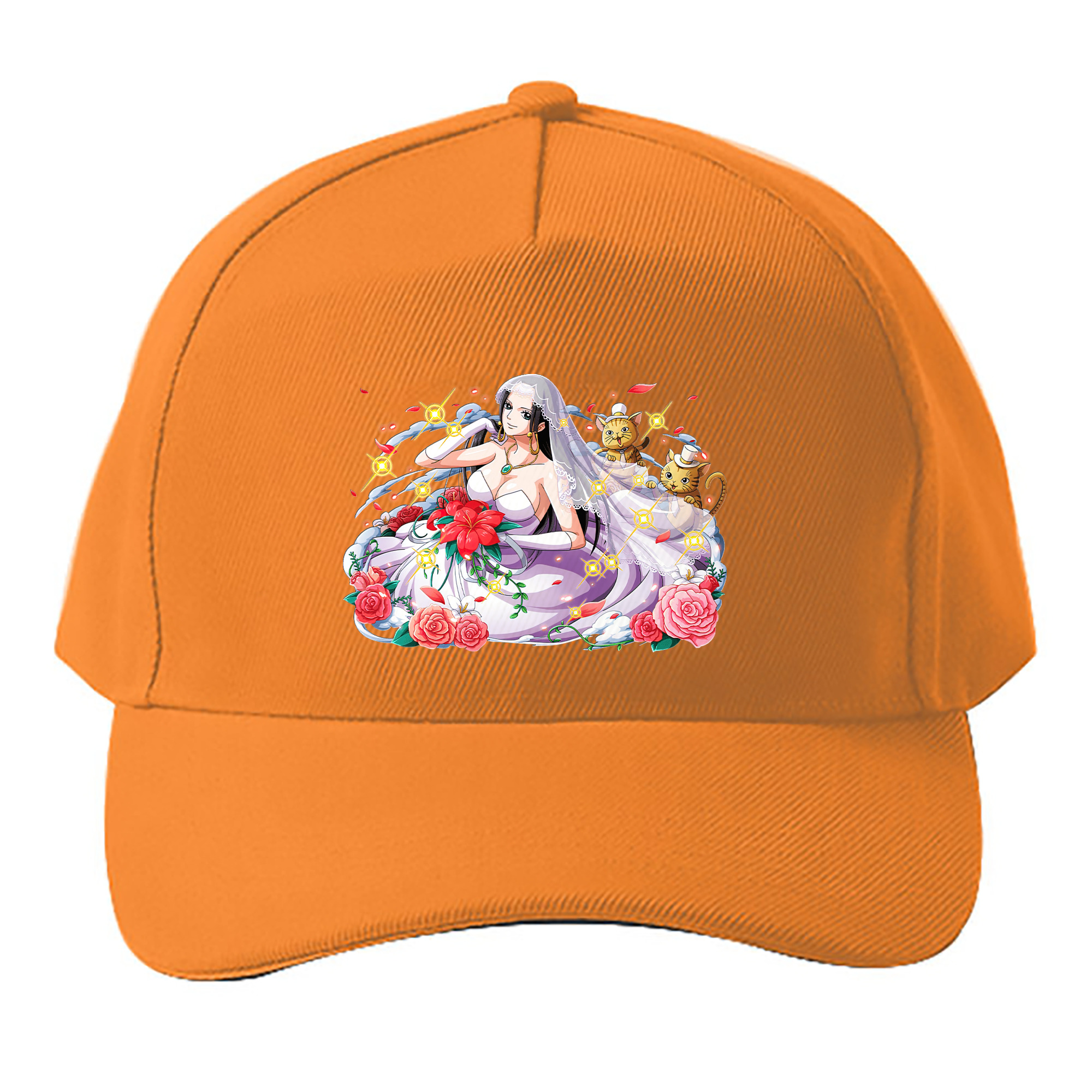 （画像用） ワンピース ボア・ハンコック ONE PIECE Boa·Hancock ベースボールキャップ 綿100％ 男女兼用 帽子 スポーツ