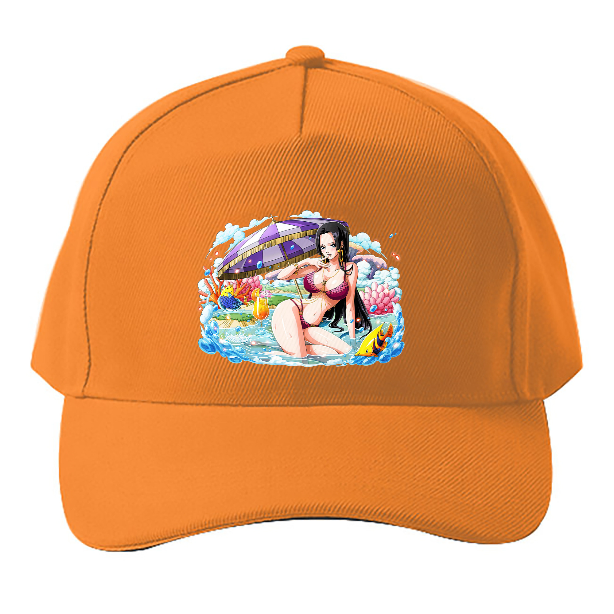 （画像用） ワンピース ボア・ハンコック ONE PIECE Boa·Hancock ベースボールキャップ 綿100％ 男女兼用 帽子 スポーツ