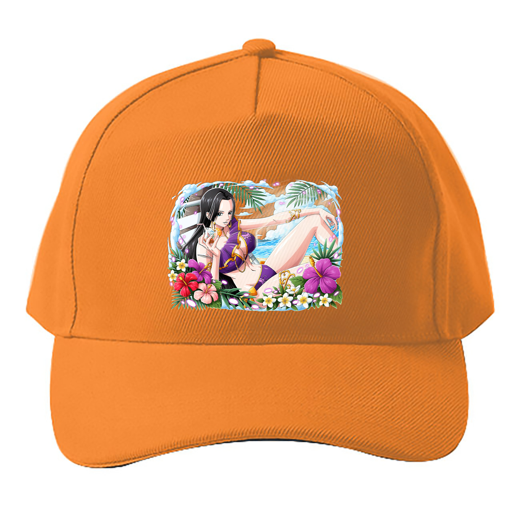 （画像用） ワンピース ボア・ハンコック ONE PIECE Boa·Hancock ベースボールキャップ 綿100％ 男女兼用 帽子 スポーツ