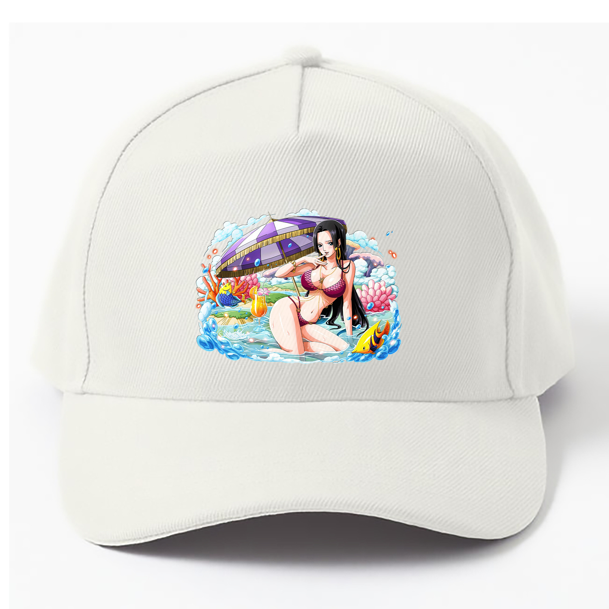 （画像用） ワンピース ボア・ハンコック ONE PIECE Boa·Hancock ベースボールキャップ 綿100％ 男女兼用 帽子 スポーツ