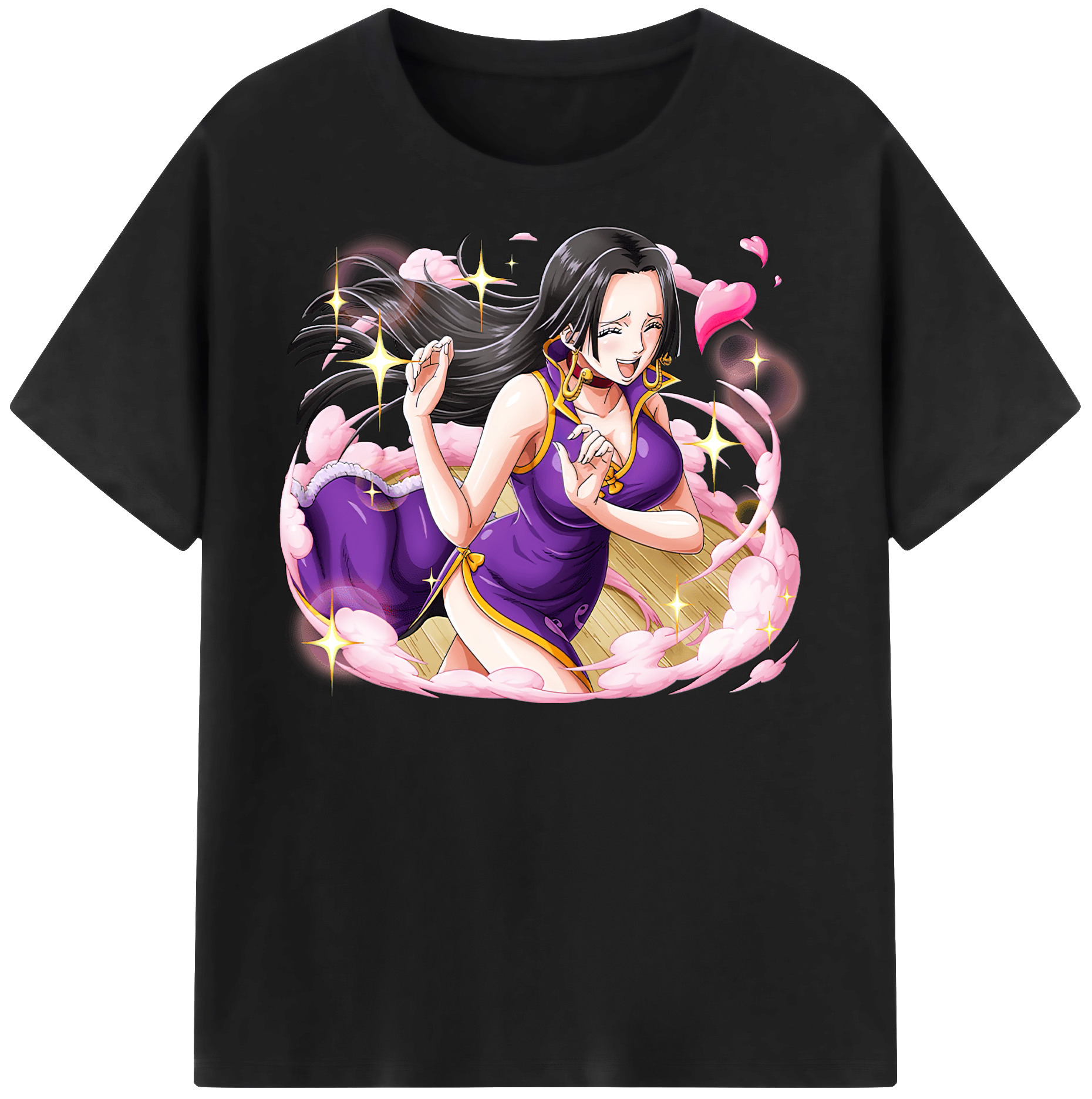 ワンピース ボア・ハンコック ONE PIECE Boa·Hancock 綿100％半袖Tシャツ（フロントプリント）