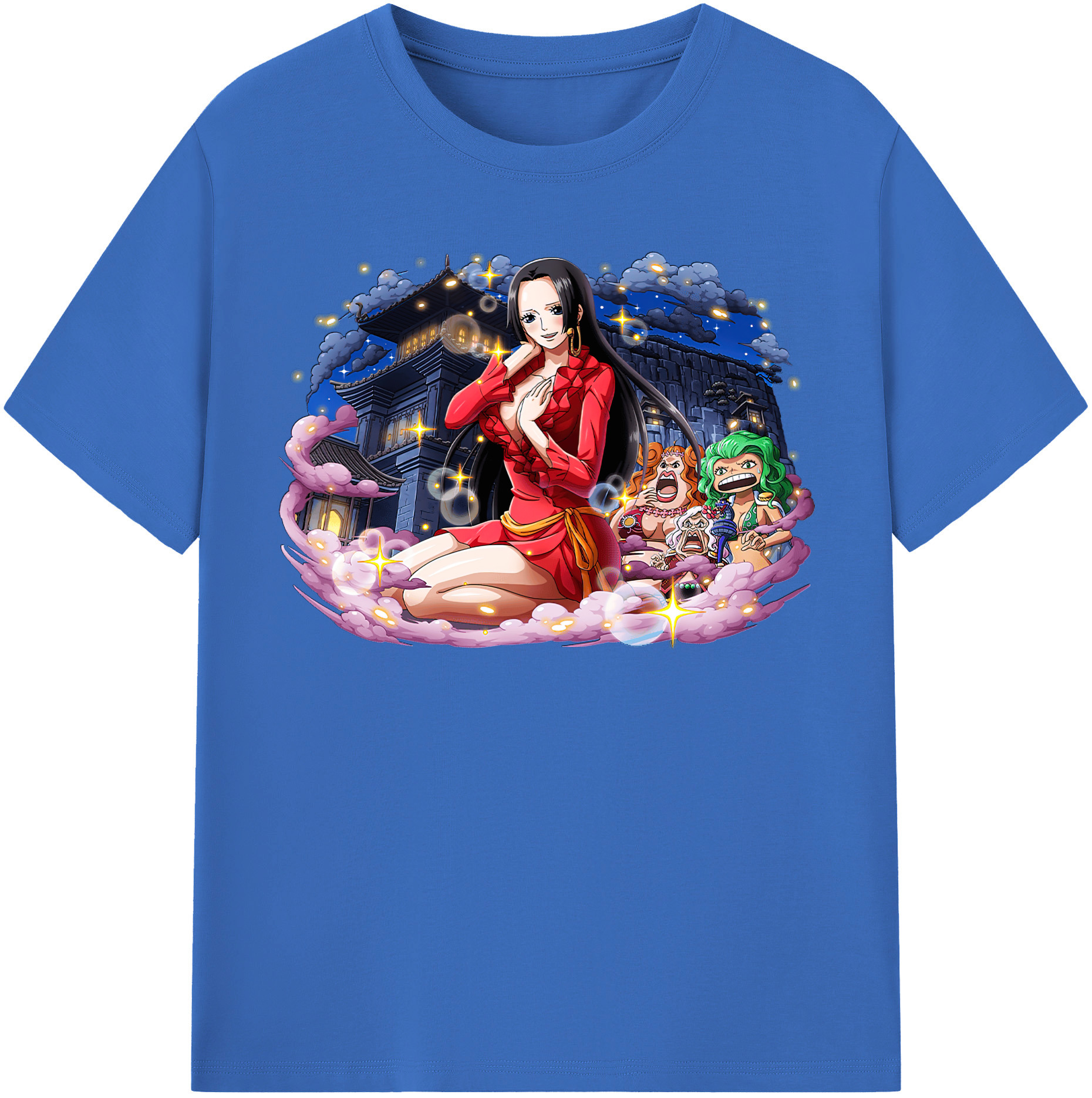ワンピース ボア・ハンコック ONE PIECE Boa·Hancock 綿100％半袖Tシャツ（フロントプリント）