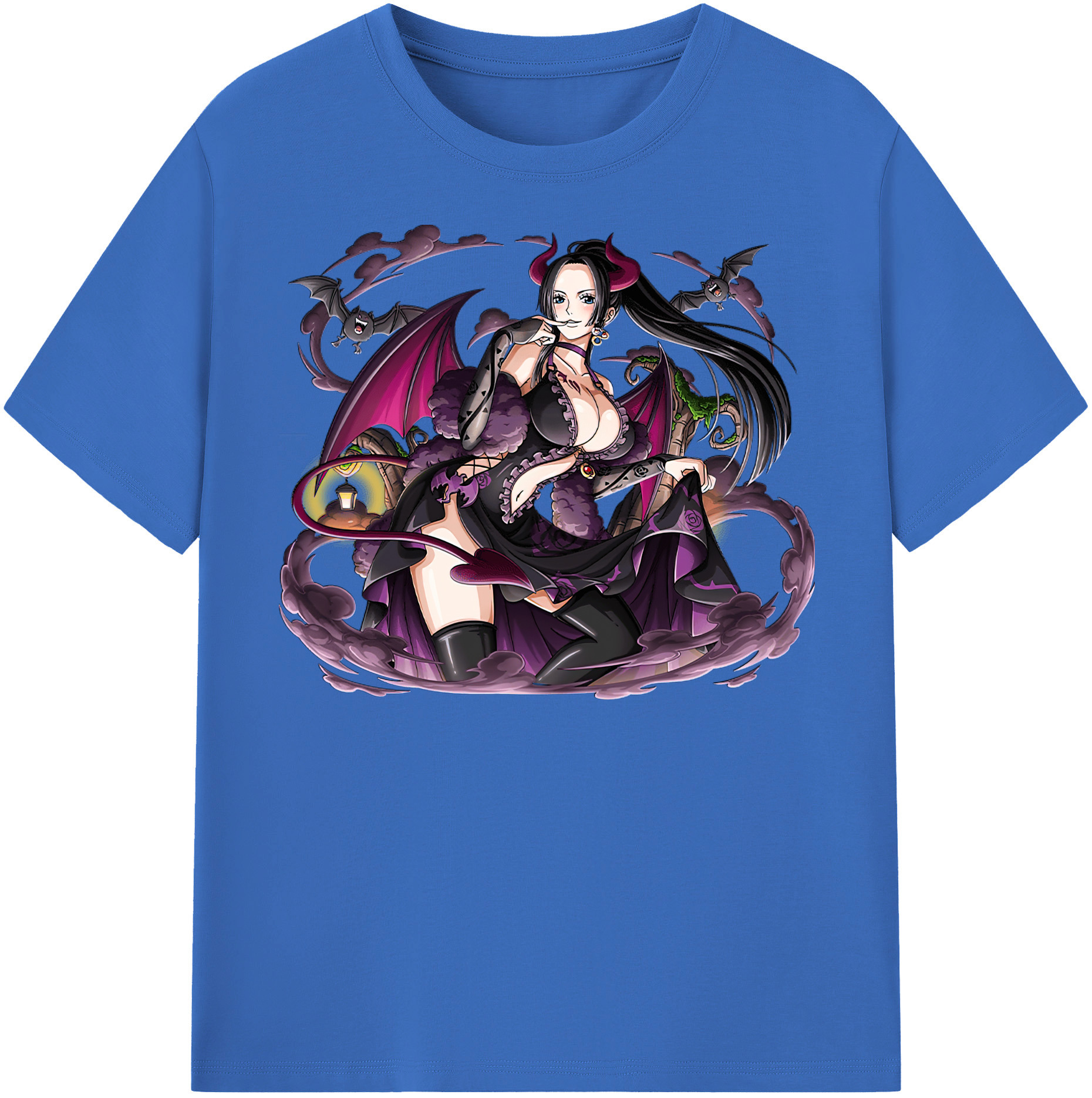 ワンピース ボア・ハンコック ONE PIECE Boa·Hancock 綿100％半袖Tシャツ（フロントプリント）