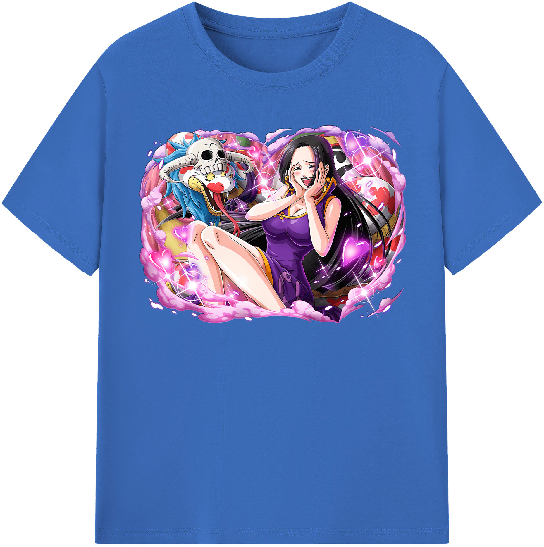 ワンピース ボア・ハンコック ONE PIECE Boa·Hancock 綿100％半袖Tシャツ（フロントプリント）