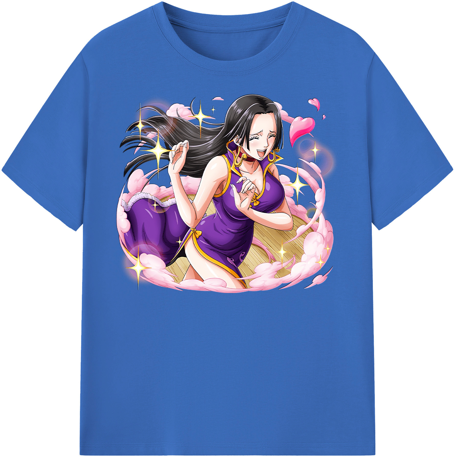 ワンピース ボア・ハンコック ONE PIECE Boa·Hancock 綿100％半袖Tシャツ（フロントプリント）