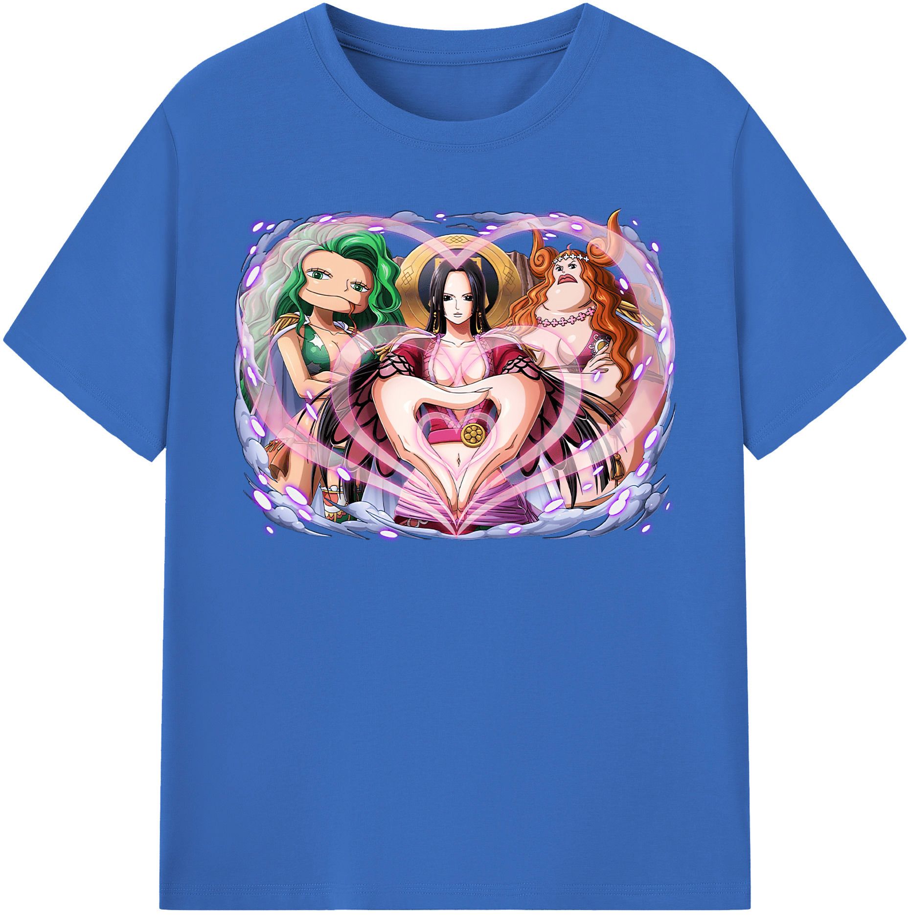 ワンピース ボア・ハンコック ONE PIECE Boa·Hancock 綿100％半袖Tシャツ（フロントプリント）
