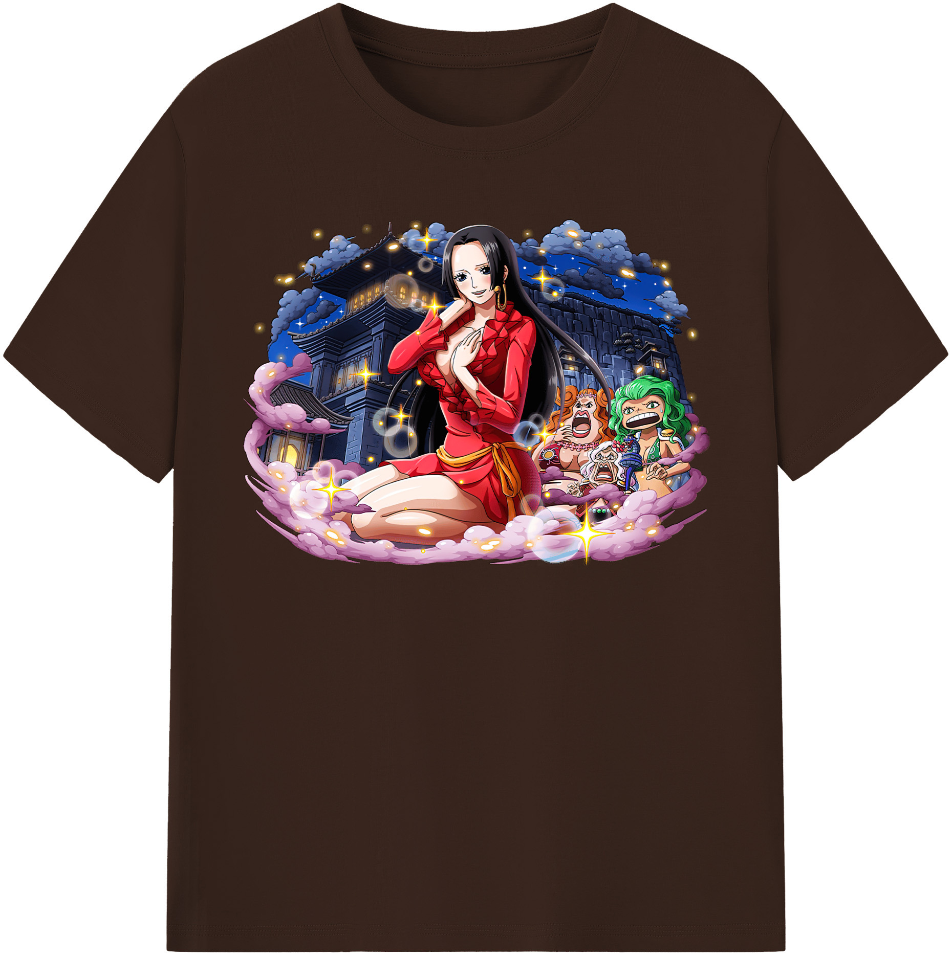 ワンピース ボア・ハンコック ONE PIECE Boa·Hancock 綿100％半袖Tシャツ（フロントプリント）