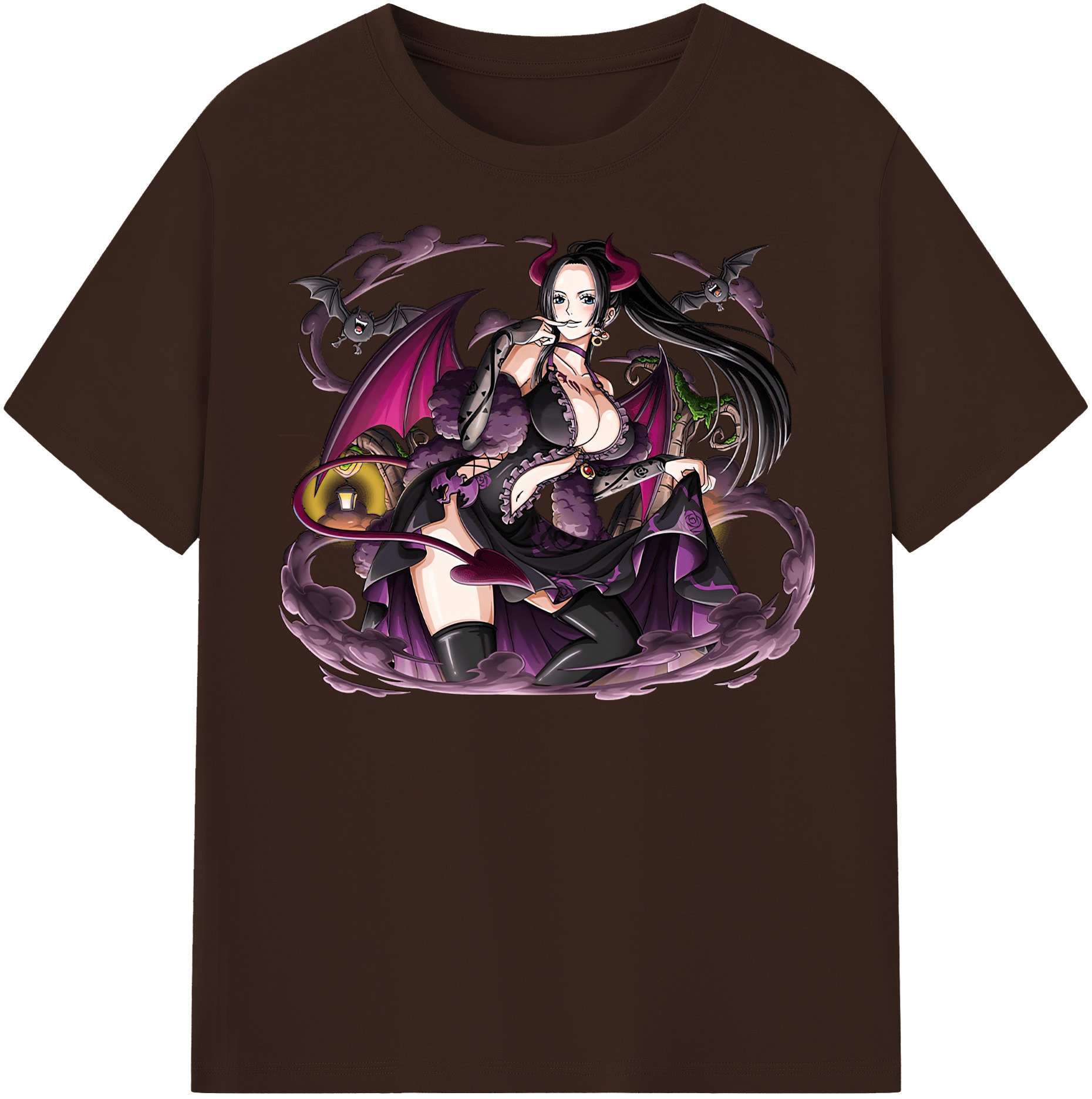 ワンピース ボア・ハンコック ONE PIECE Boa·Hancock 綿100％半袖Tシャツ（フロントプリント）