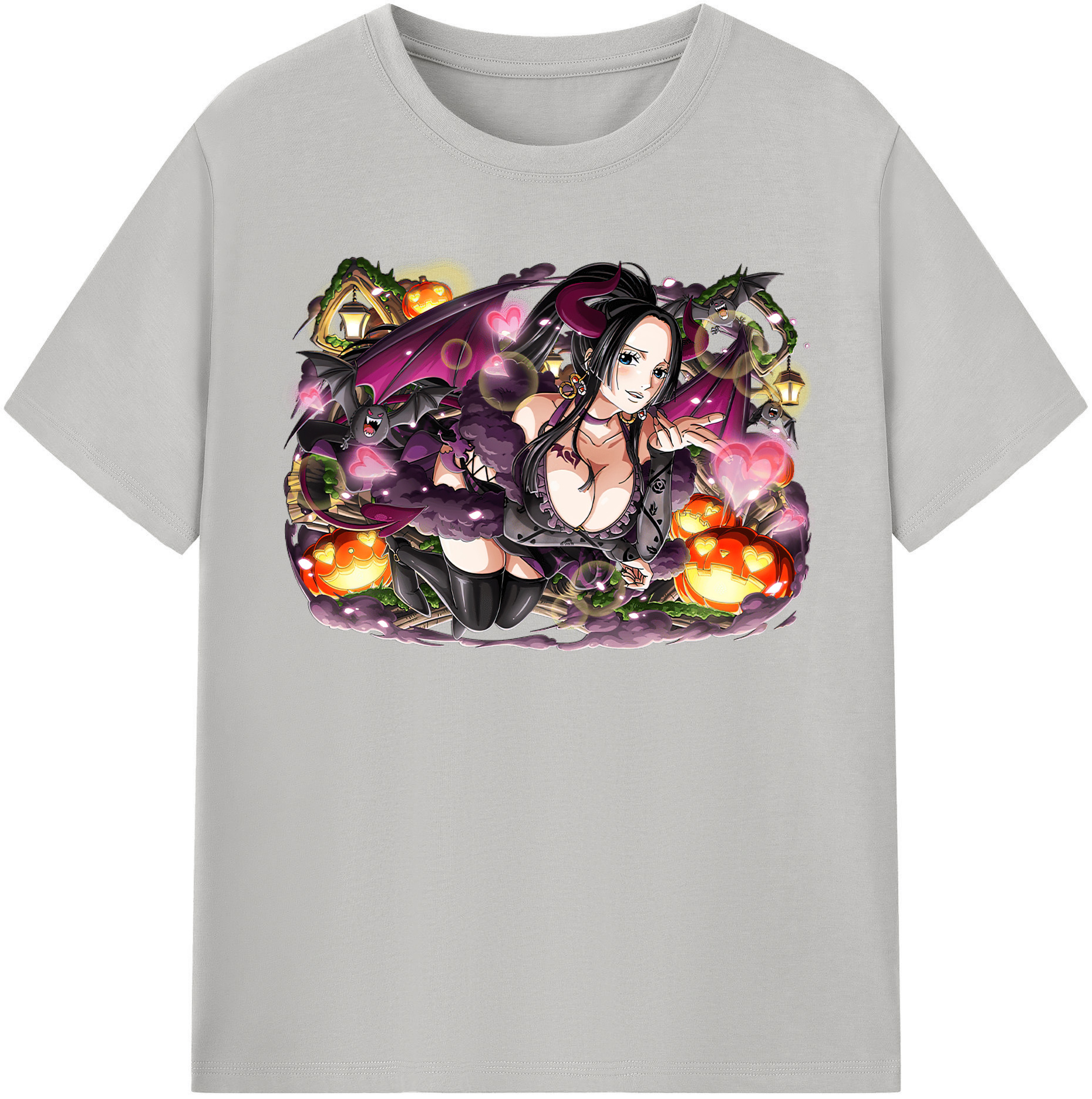 ワンピース ボア・ハンコック ONE PIECE Boa·Hancock 綿100％半袖Tシャツ（フロントプリント）