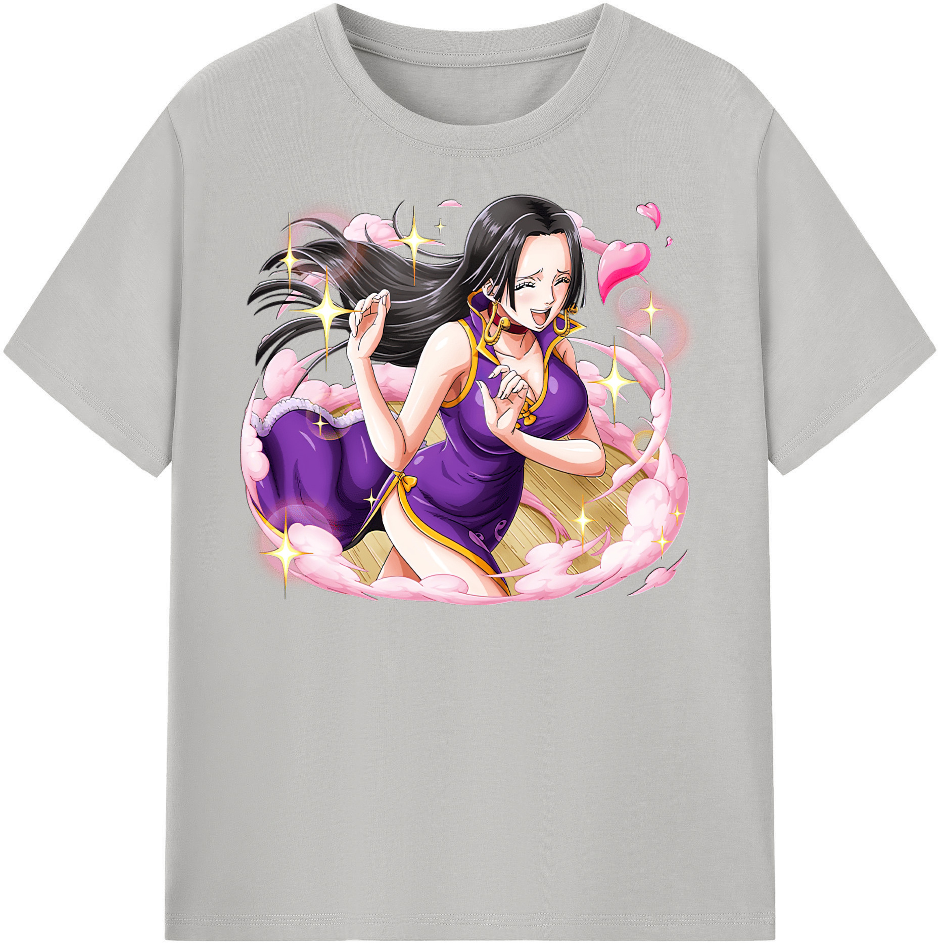 ワンピース ボア・ハンコック ONE PIECE Boa·Hancock 綿100％半袖Tシャツ（フロントプリント）