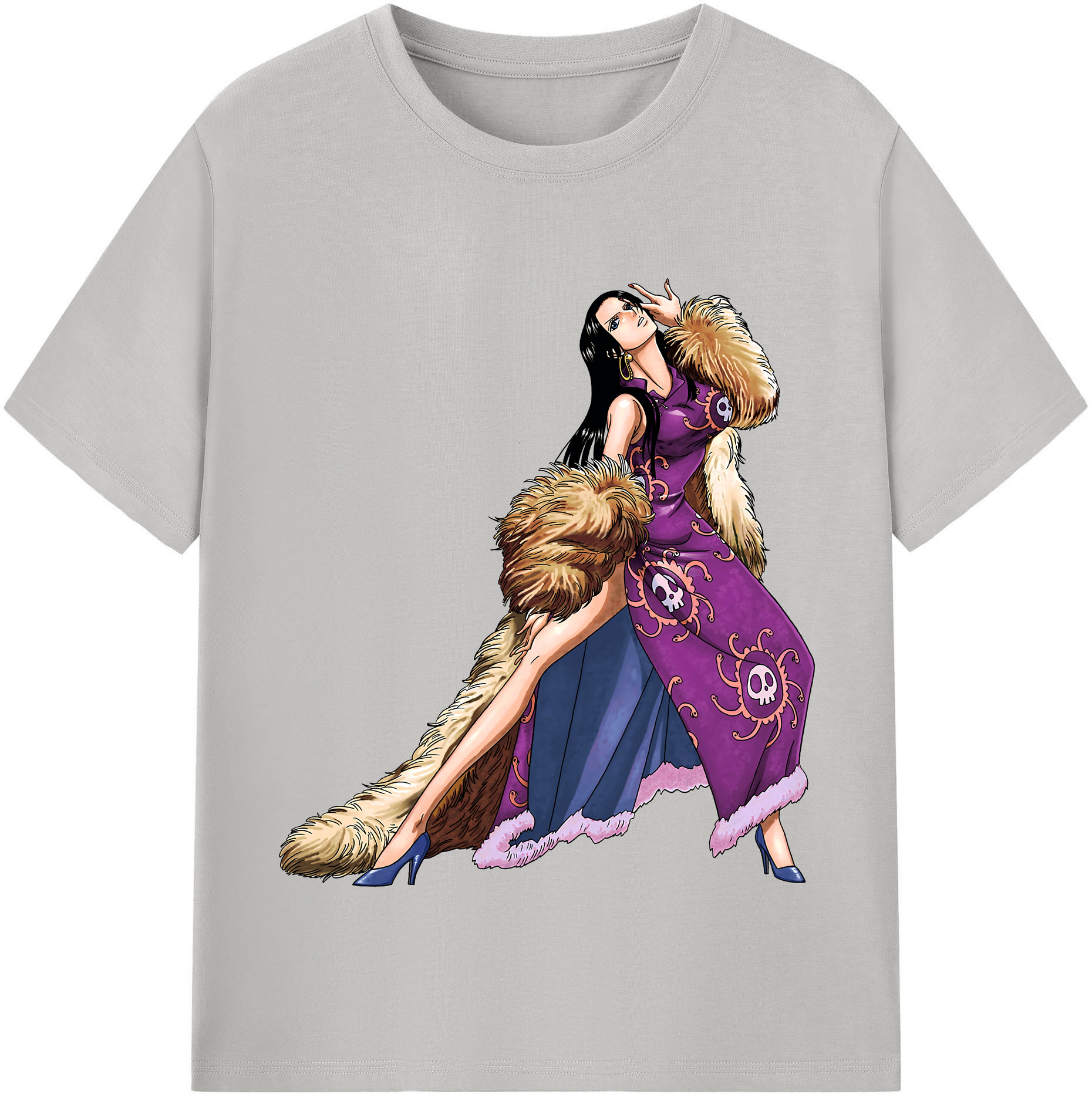 ワンピース ボア・ハンコック ONE PIECE Boa·Hancock 綿100％半袖Tシャツ（フロントプリント）