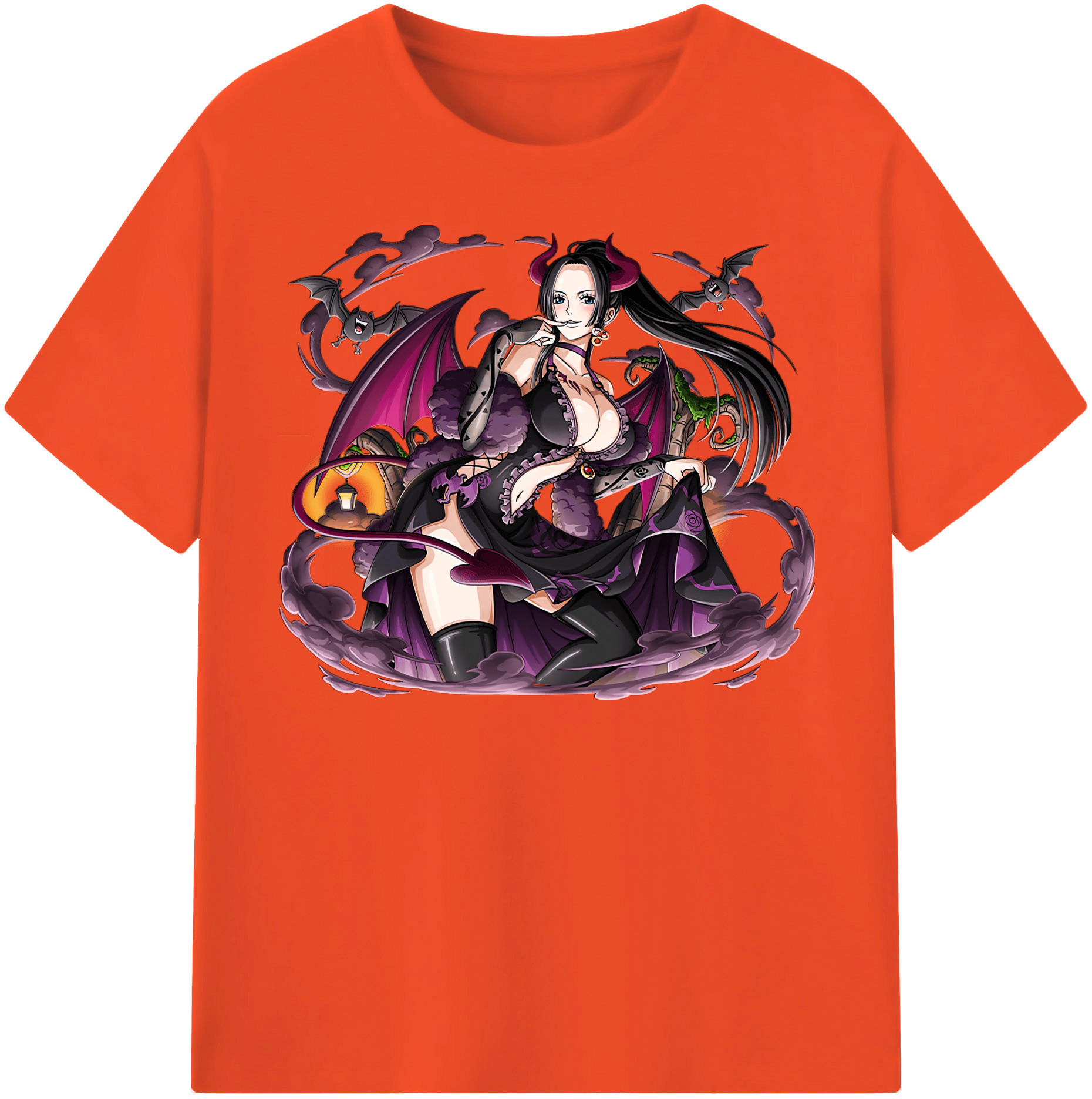 ワンピース ボア・ハンコック ONE PIECE Boa·Hancock 綿100％半袖Tシャツ（フロントプリント）
