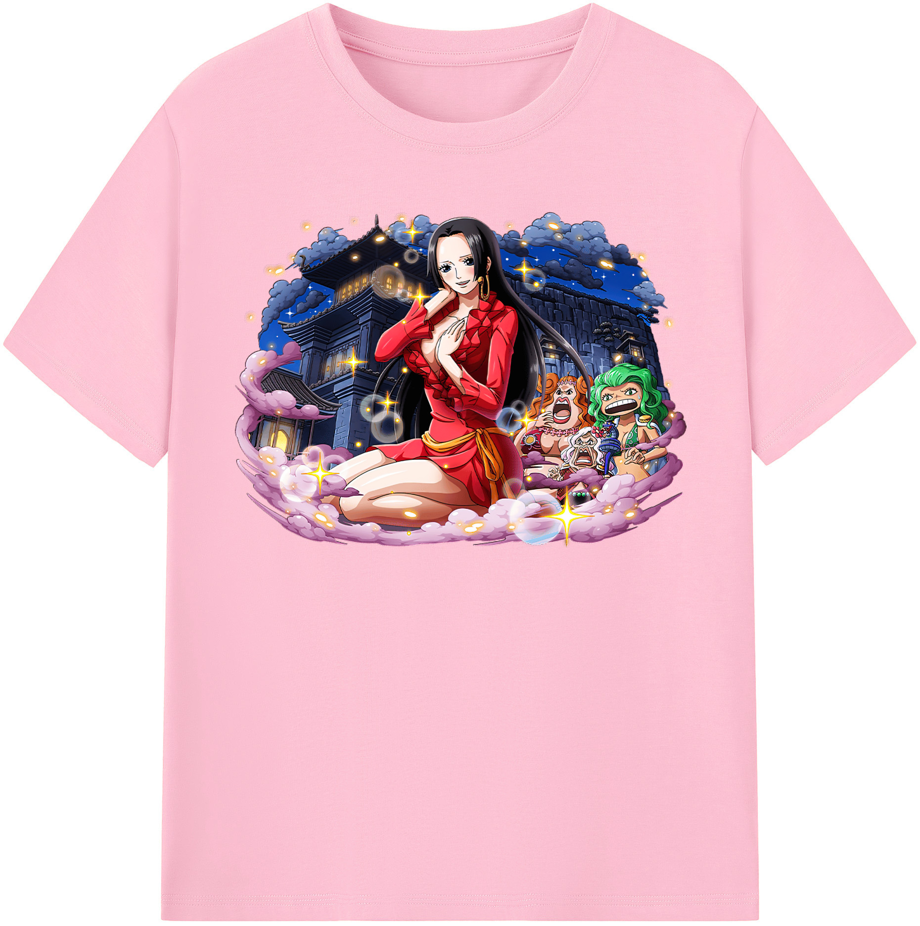 ワンピース ボア・ハンコック ONE PIECE Boa·Hancock 綿100％半袖Tシャツ（フロントプリント）