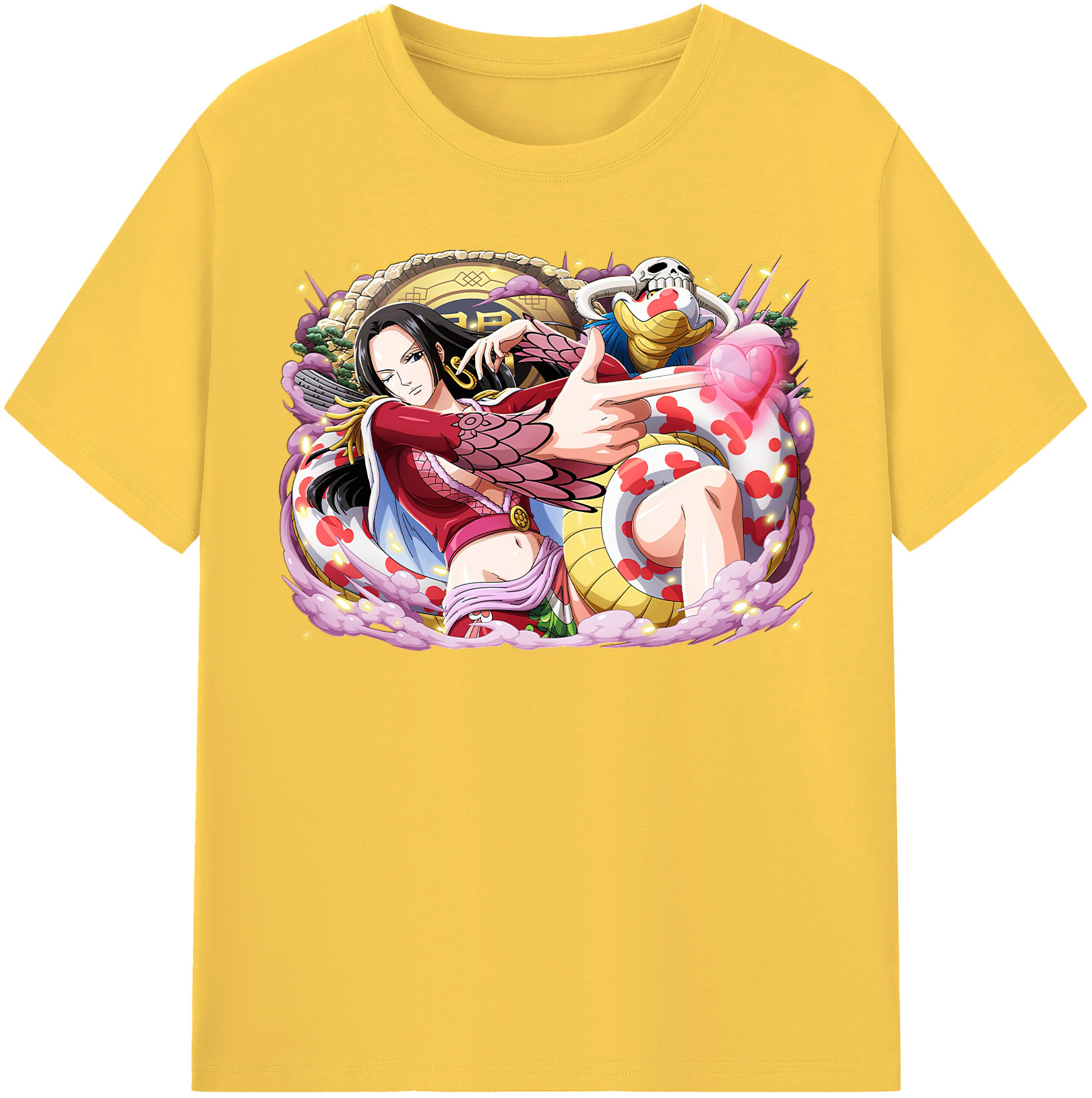 ワンピース ボア・ハンコック ONE PIECE Boa·Hancock 綿100％半袖Tシャツ（フロントプリント）