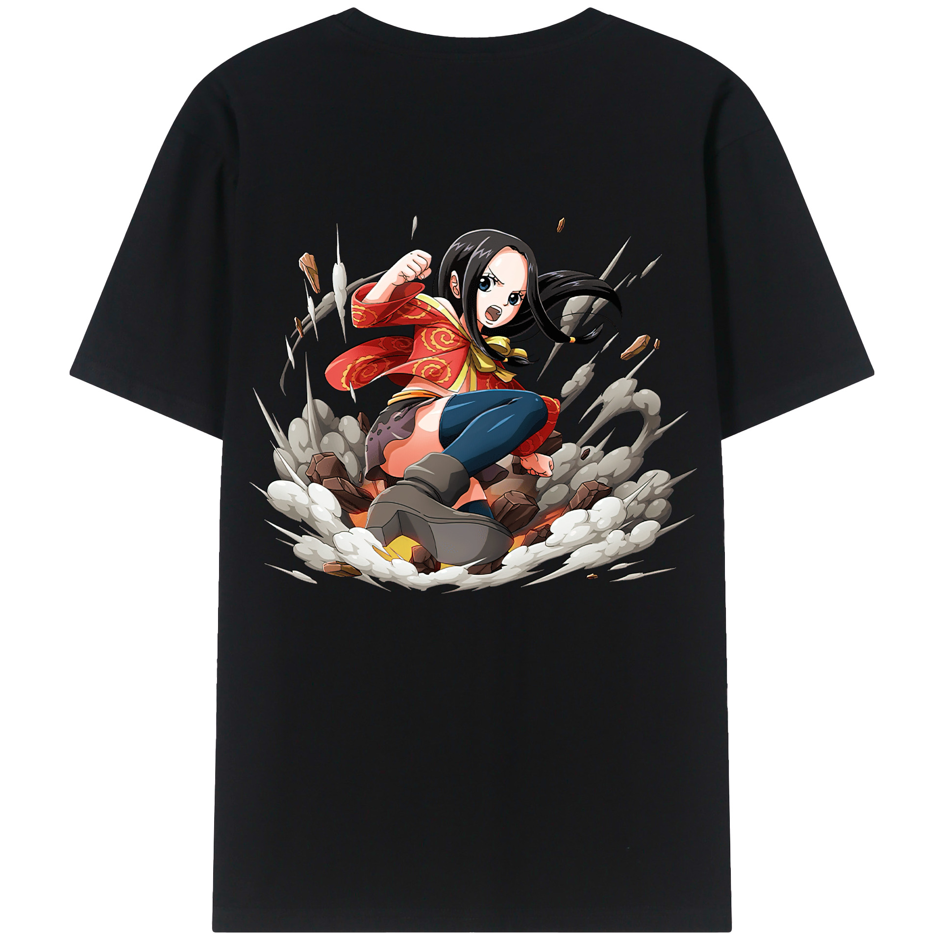 ワンピース ボア・ハンコック ONE PIECE Boa·Hancock 綿100％半袖Tシャツ（背面プリント）