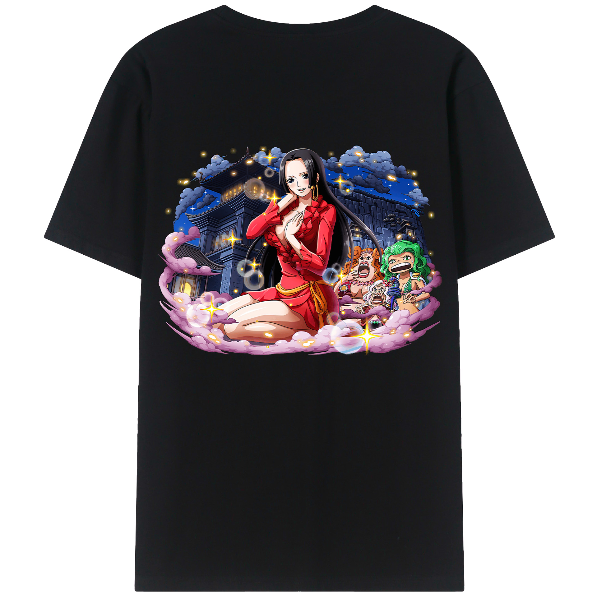 ワンピース ボア・ハンコック ONE PIECE Boa·Hancock 綿100％半袖Tシャツ（背面プリント）