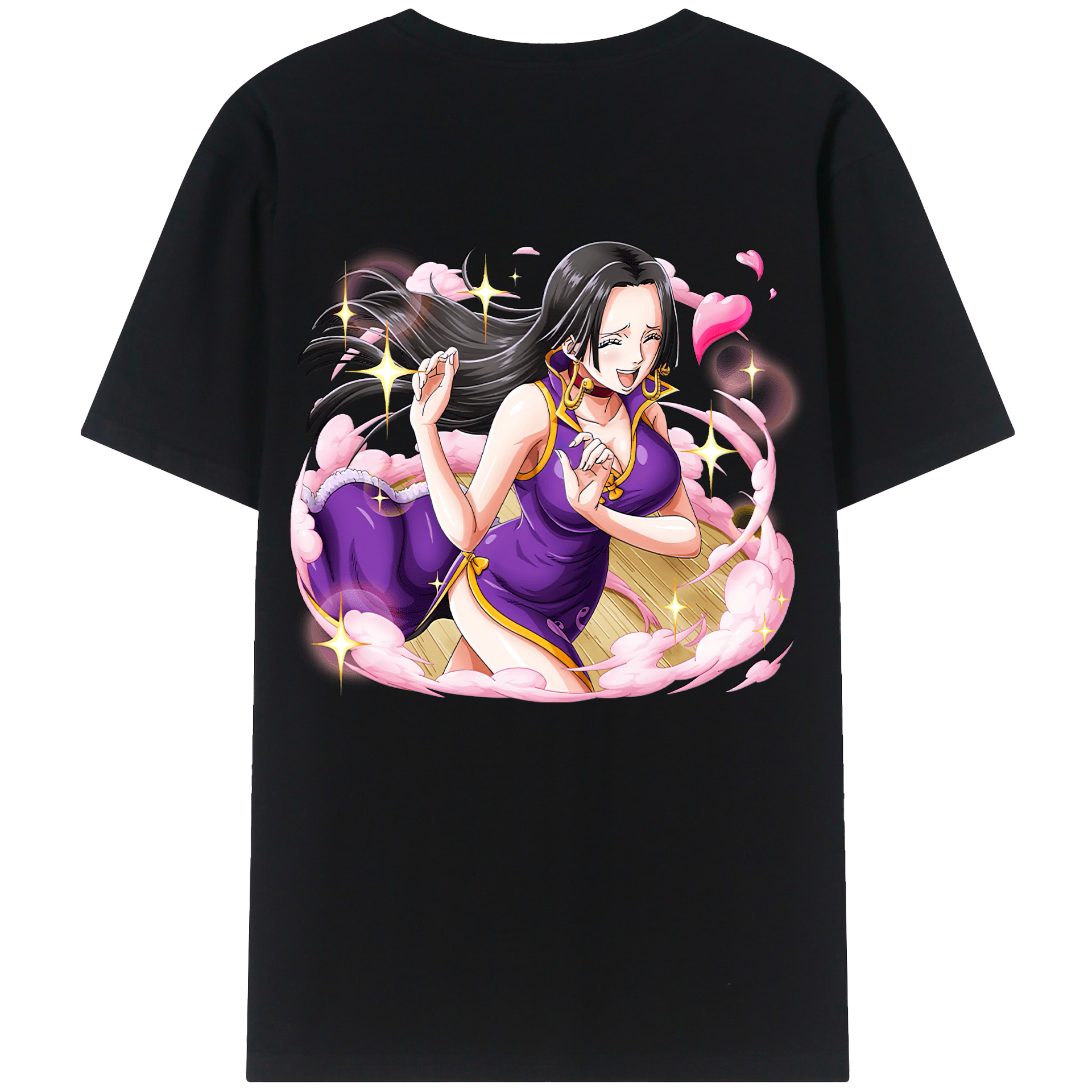 ワンピース ボア・ハンコック ONE PIECE Boa·Hancock 綿100％半袖Tシャツ（背面プリント）