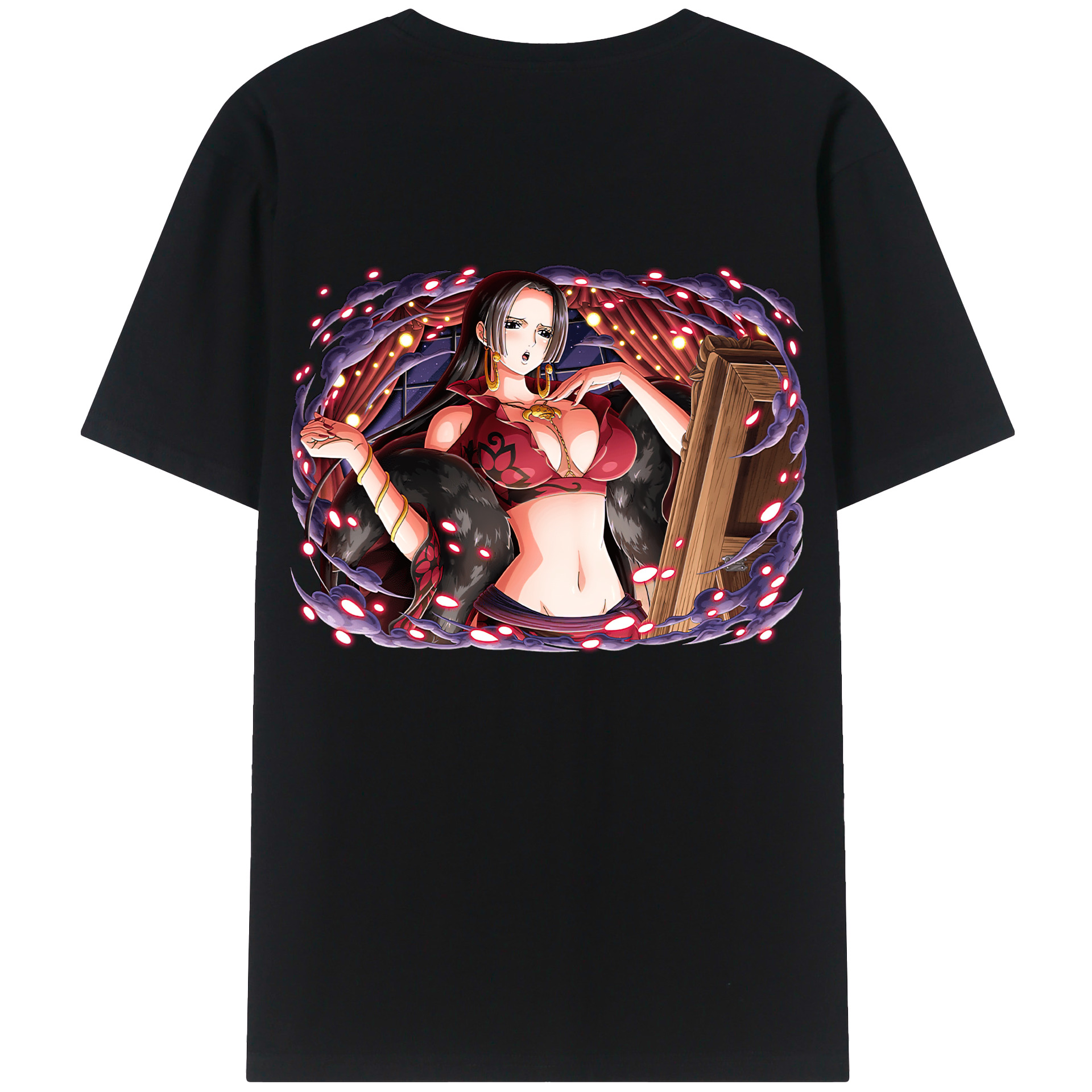 ワンピース ボア・ハンコック ONE PIECE Boa·Hancock 綿100％半袖Tシャツ（背面プリント）