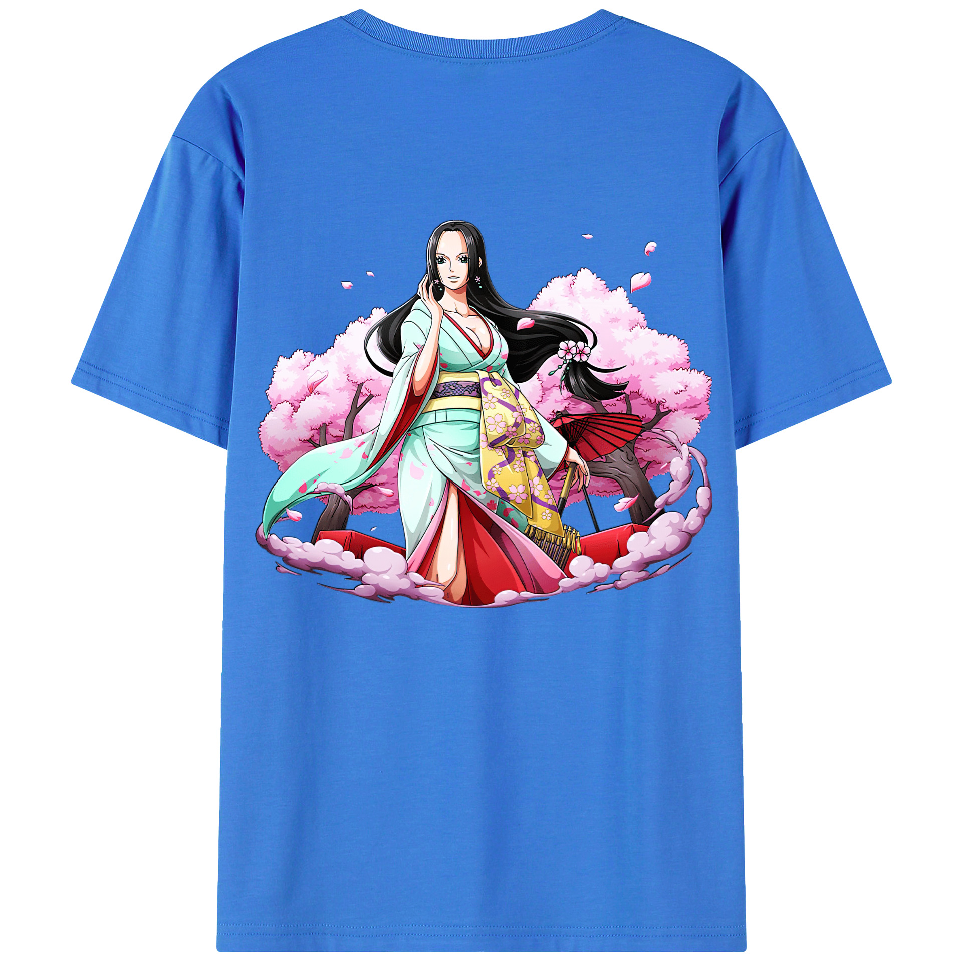 ワンピース ボア・ハンコック ONE PIECE Boa·Hancock 綿100％半袖Tシャツ（背面プリント）