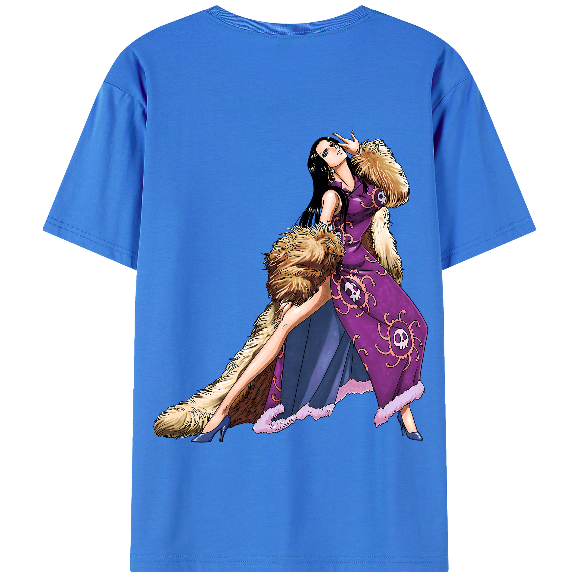 ワンピース ボア・ハンコック ONE PIECE Boa·Hancock 綿100％半袖Tシャツ（背面プリント）