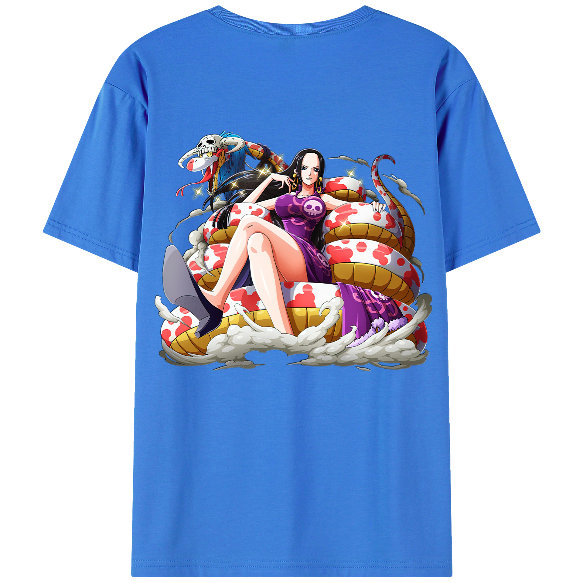 ワンピース ボア・ハンコック ONE PIECE Boa·Hancock 綿100％半袖Tシャツ（背面プリント）